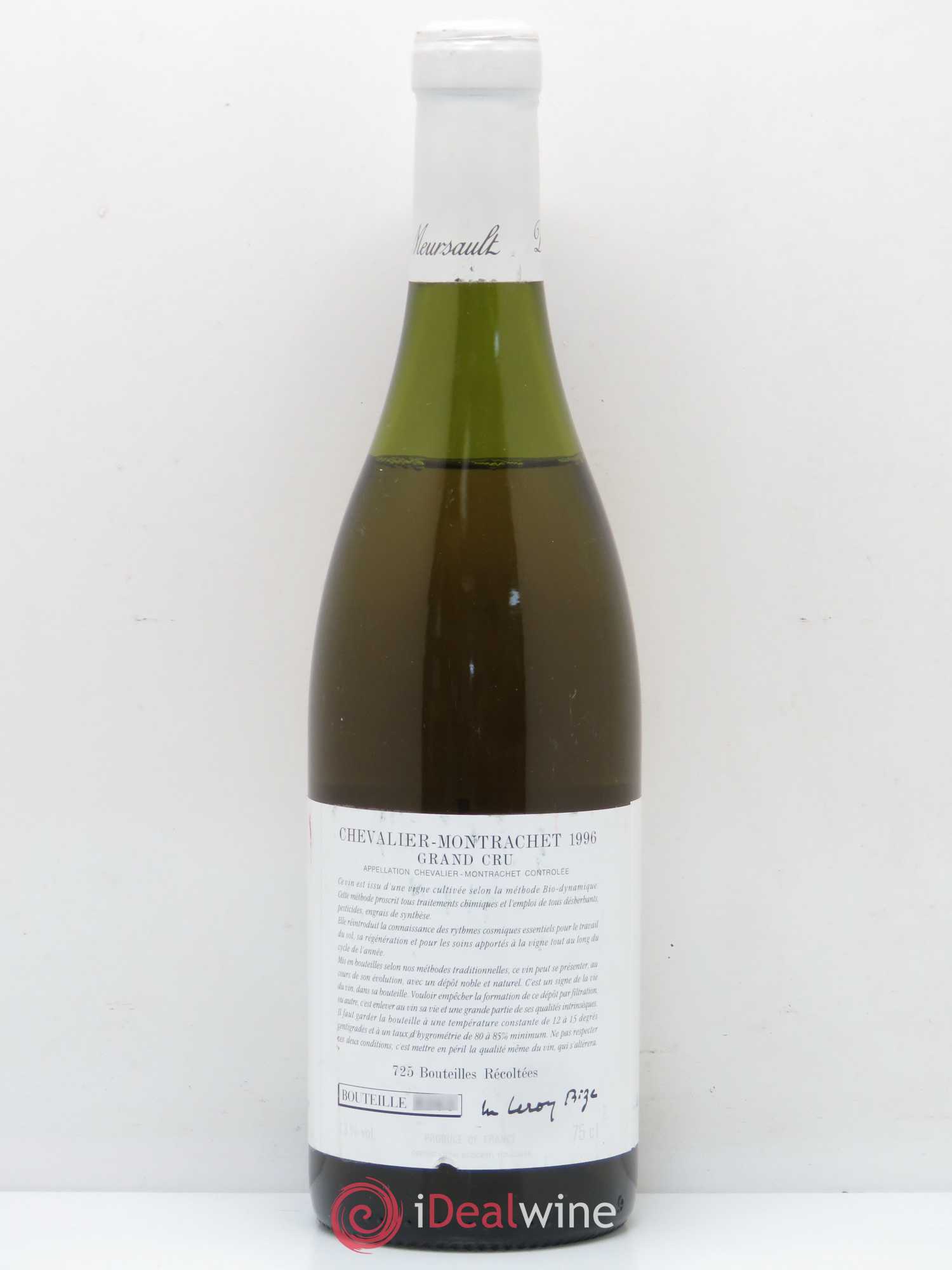Chevalier-Montrachet Grand Cru d'Auvenay (Domaine) 1996 - Posten von 1 Flasche - 1