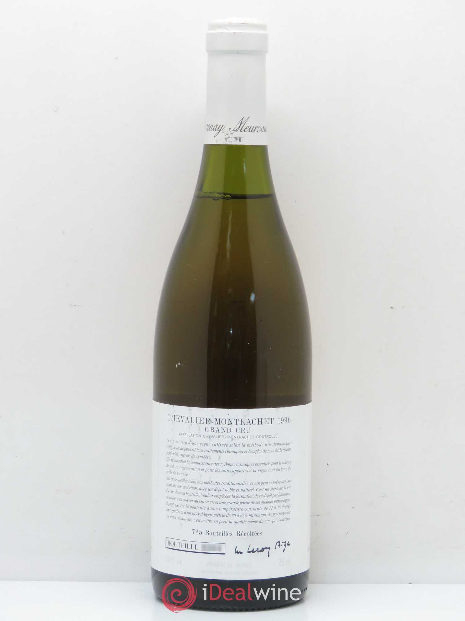 Chevalier-Montrachet Grand Cru d'Auvenay (Domaine) 1996 - Lotto di 1 bottiglia - 1