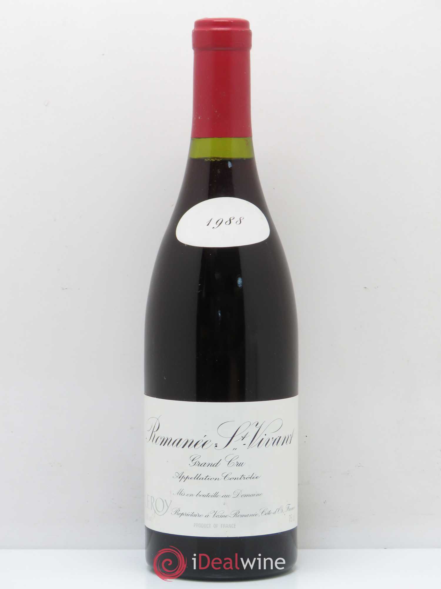 Romanée-Saint-Vivant Grand Cru Leroy (Domaine) 1988 - Lot de 1 bouteille - 0