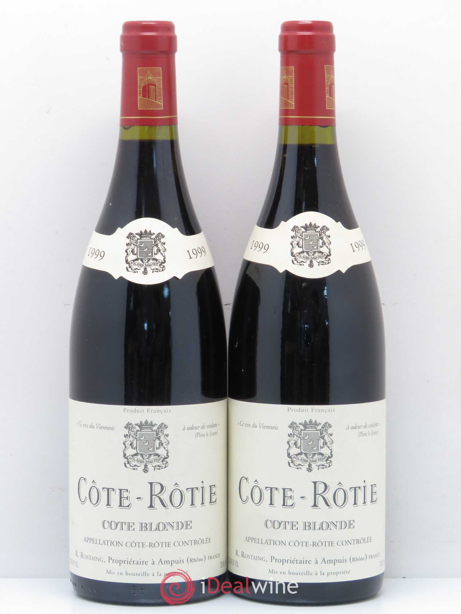 Côte-Rôtie Côte Blonde René Rostaing 1999 - Posten von 2 Flaschen - 0
