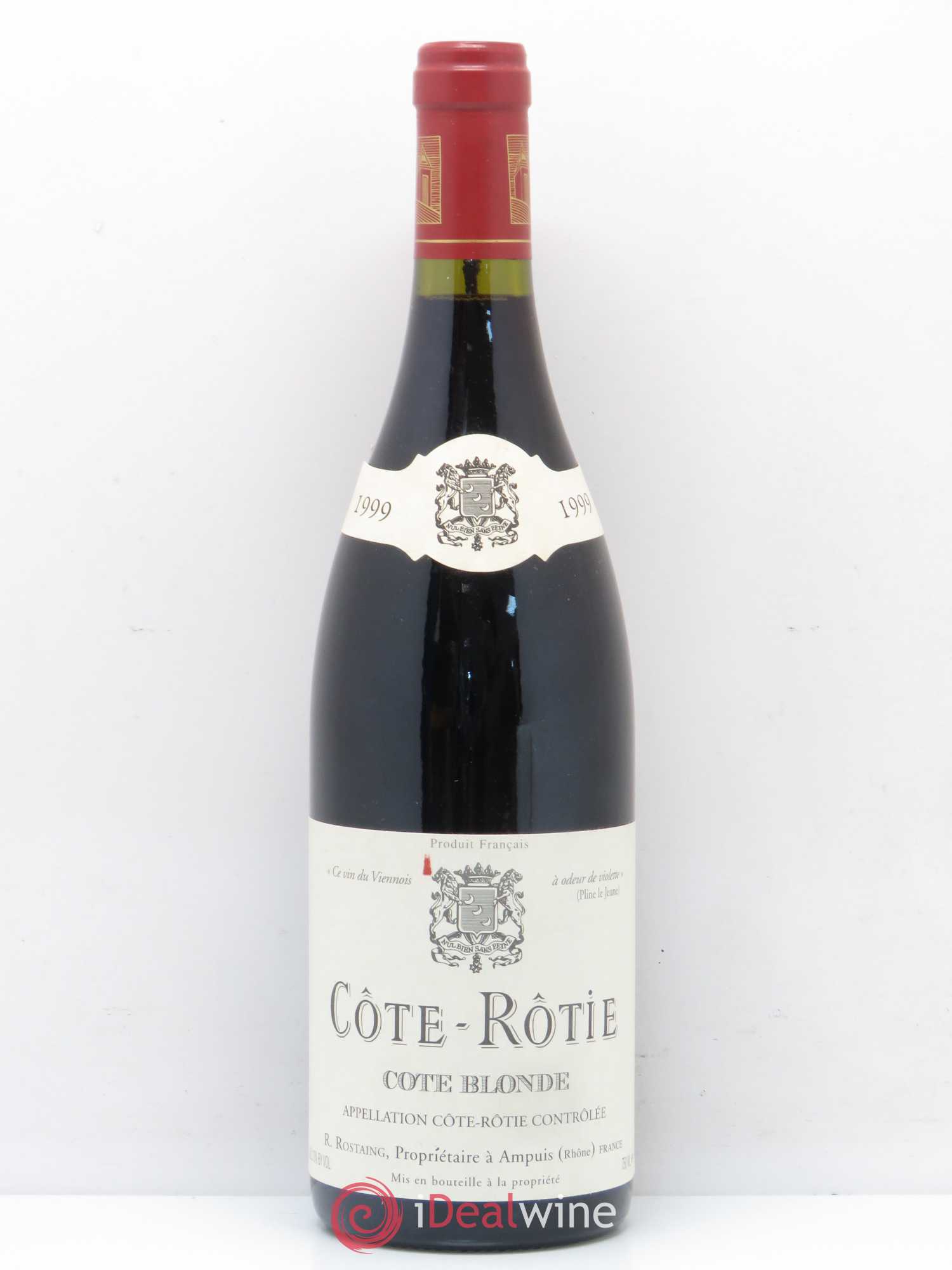 Côte-Rôtie Côte Blonde René Rostaing 1999 - Posten von 1 Flasche - 0