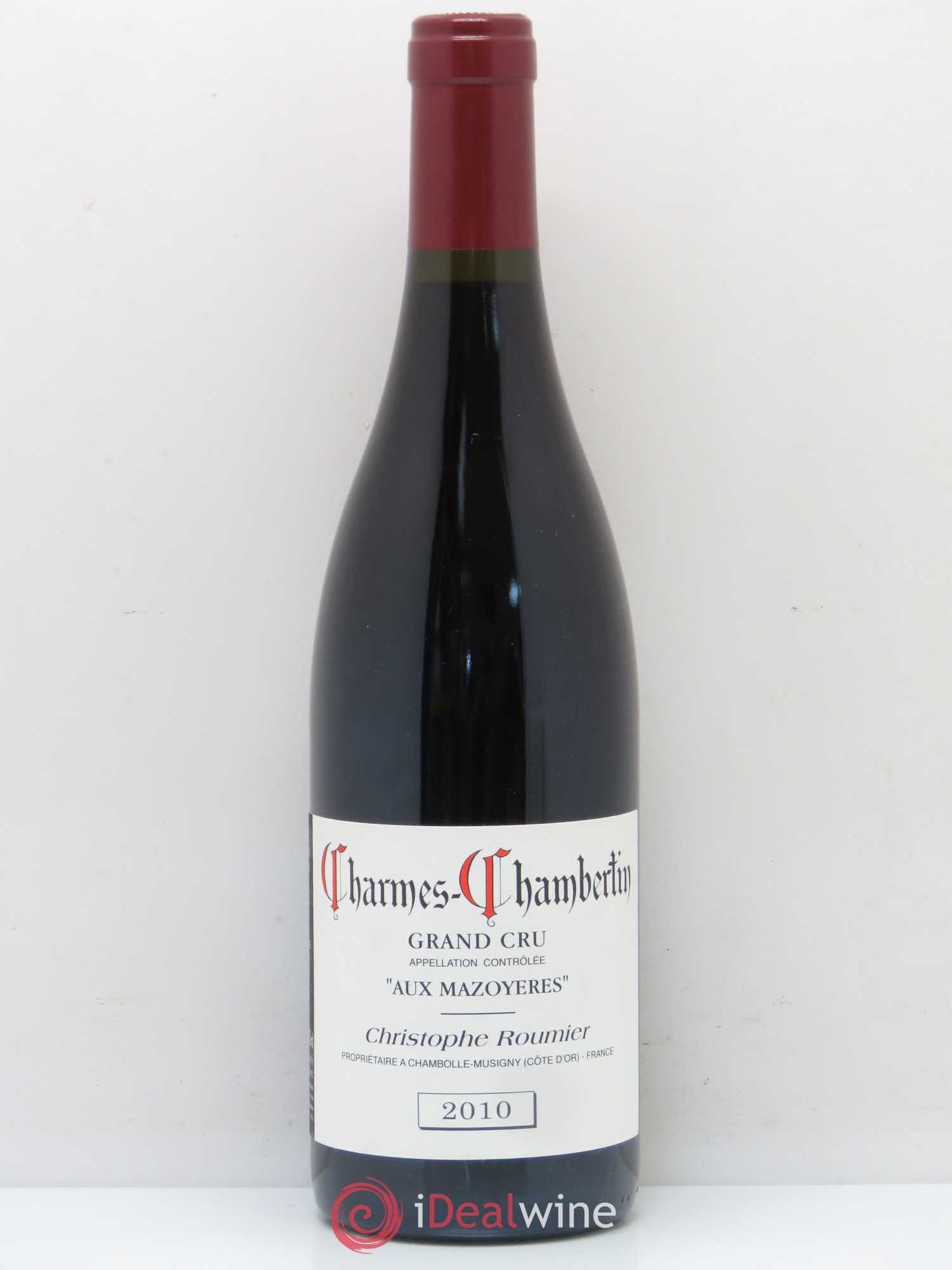 Charmes-Chambertin Grand Cru Christophe Roumier Aux Mazoyeres 2010 - Posten von 1 Flasche - 0