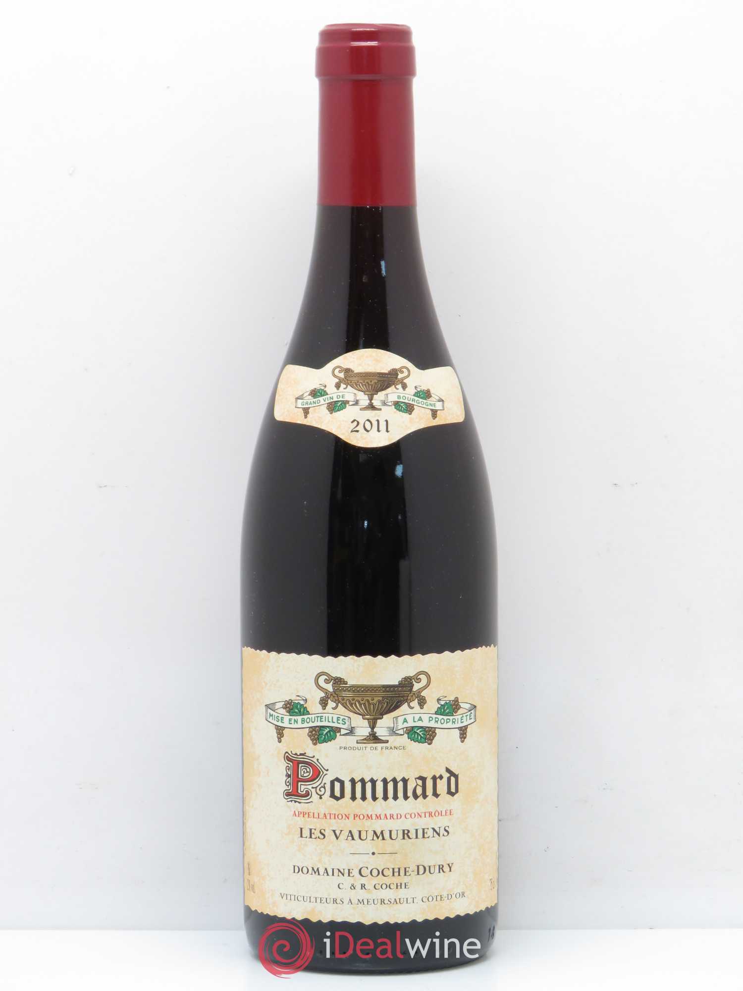 Pommard les Vaumuriens Coche Dury (Domaine) 2011 - Lot de 1 bouteille - 0