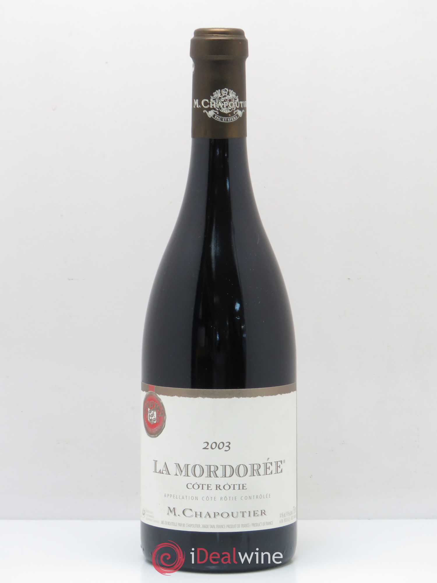 Côte-Rôtie La Mordorée Chapoutier 2003 - Lot de 1 bouteille - 0