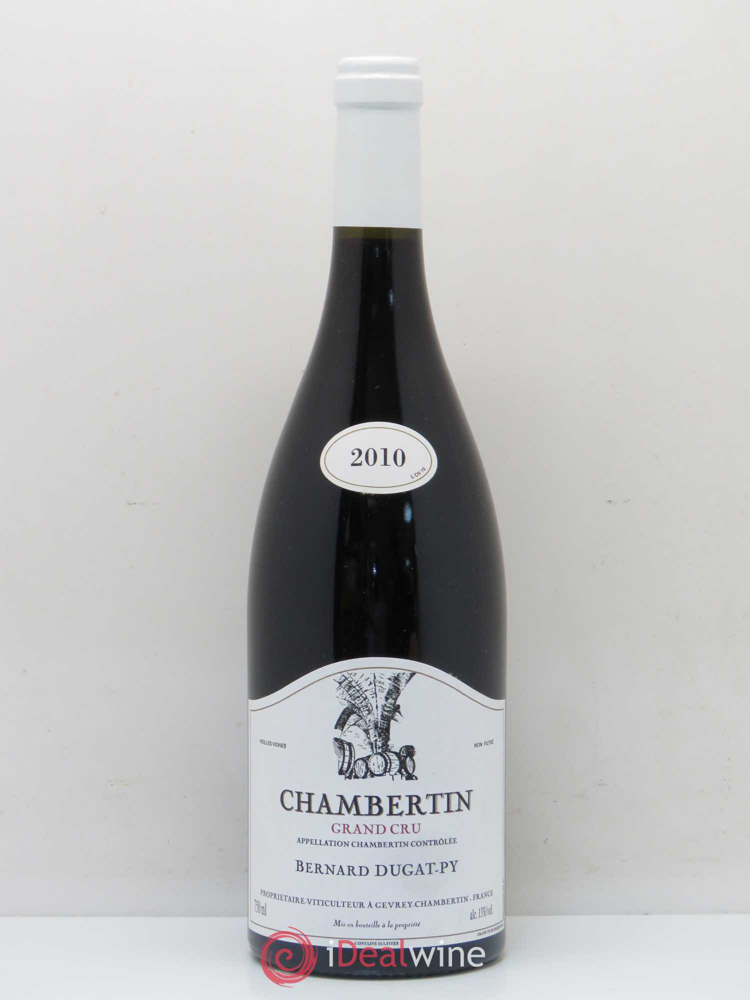 Chambertin Grand Cru Vieilles Vignes Dugat-Py 2010 - Lot de 1 bouteille - 0