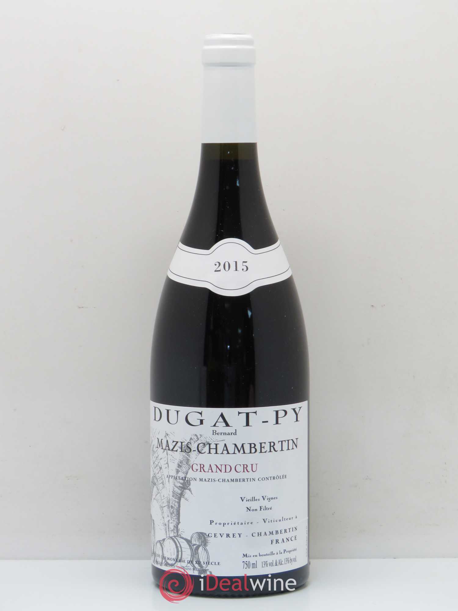 Mazis-Chambertin Grand Cru Vieilles Vignes Dugat-Py 2015 - Lot de 1 bouteille - 0