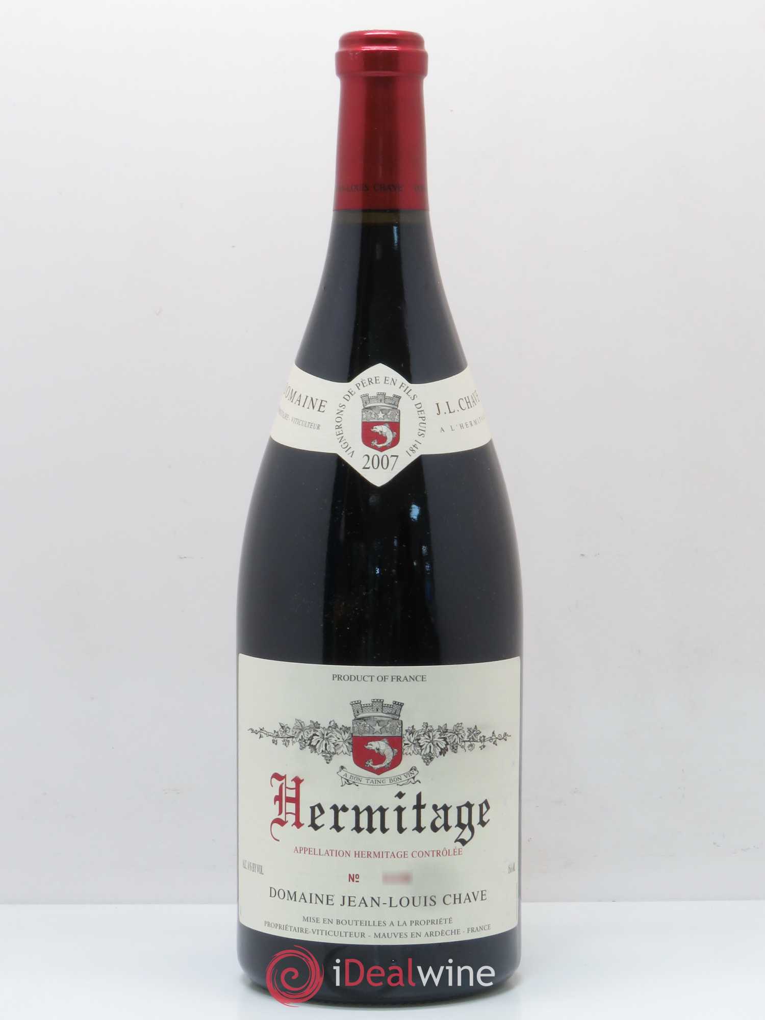Hermitage Jean-Louis Chave 2007 - Lot de 1 magnum - 0