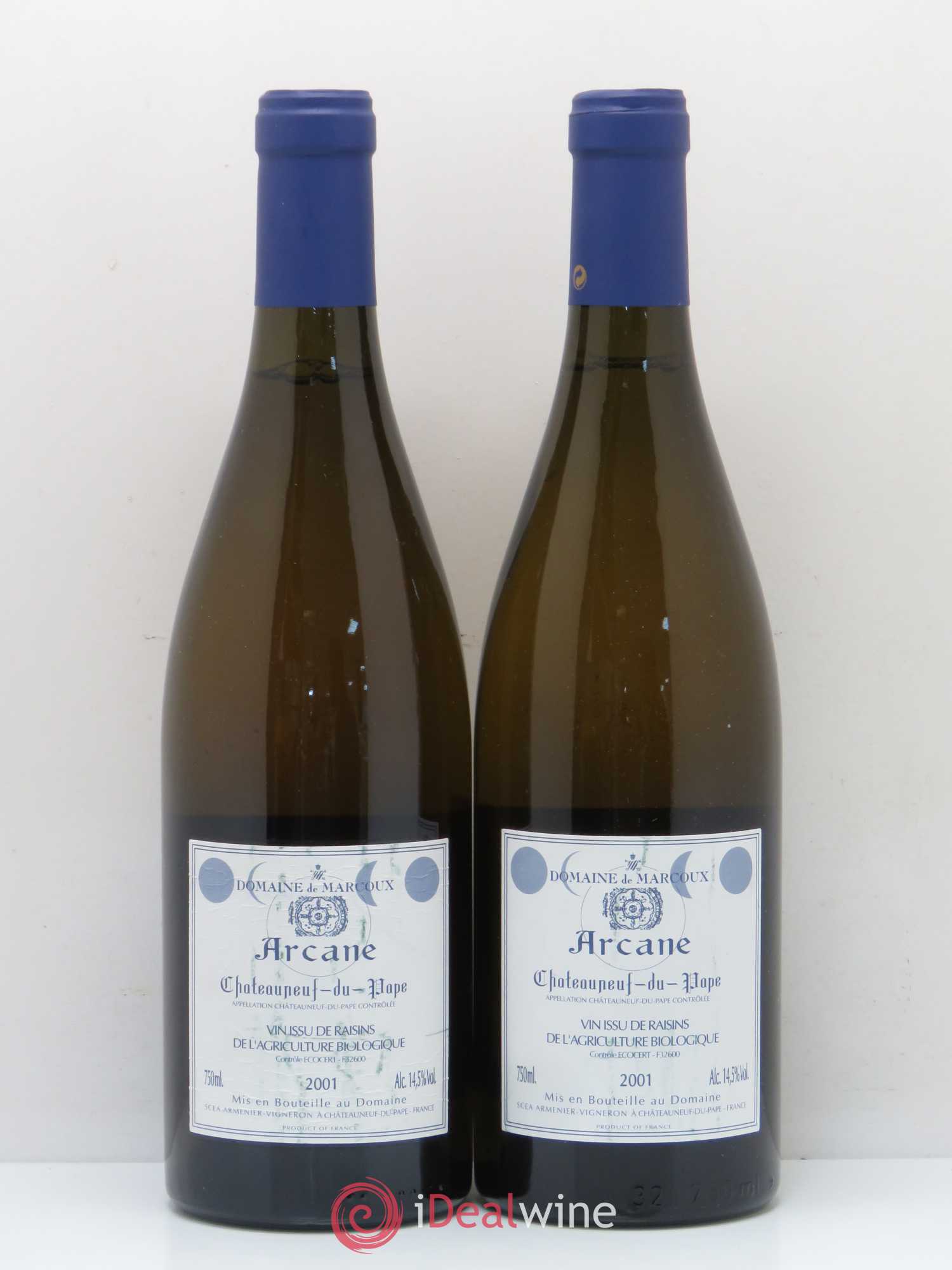 Châteauneuf-du-Pape Arcane Marcoux 2001 - Posten von 2 Flaschen - 1