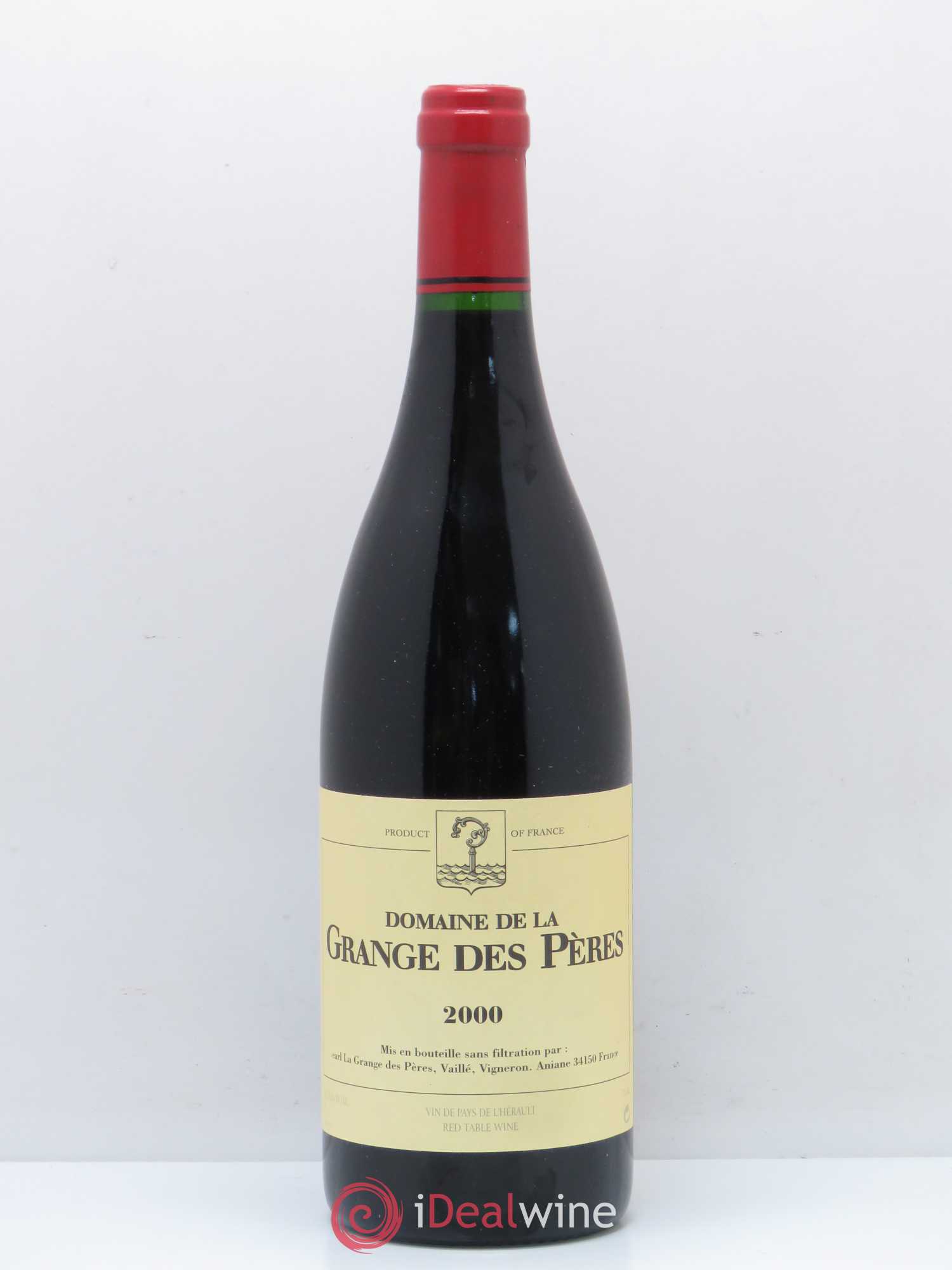 Pays d'Hérault Grange des Pères Laurent Vaillé 2000 - Lot de 1 bouteille - 0
