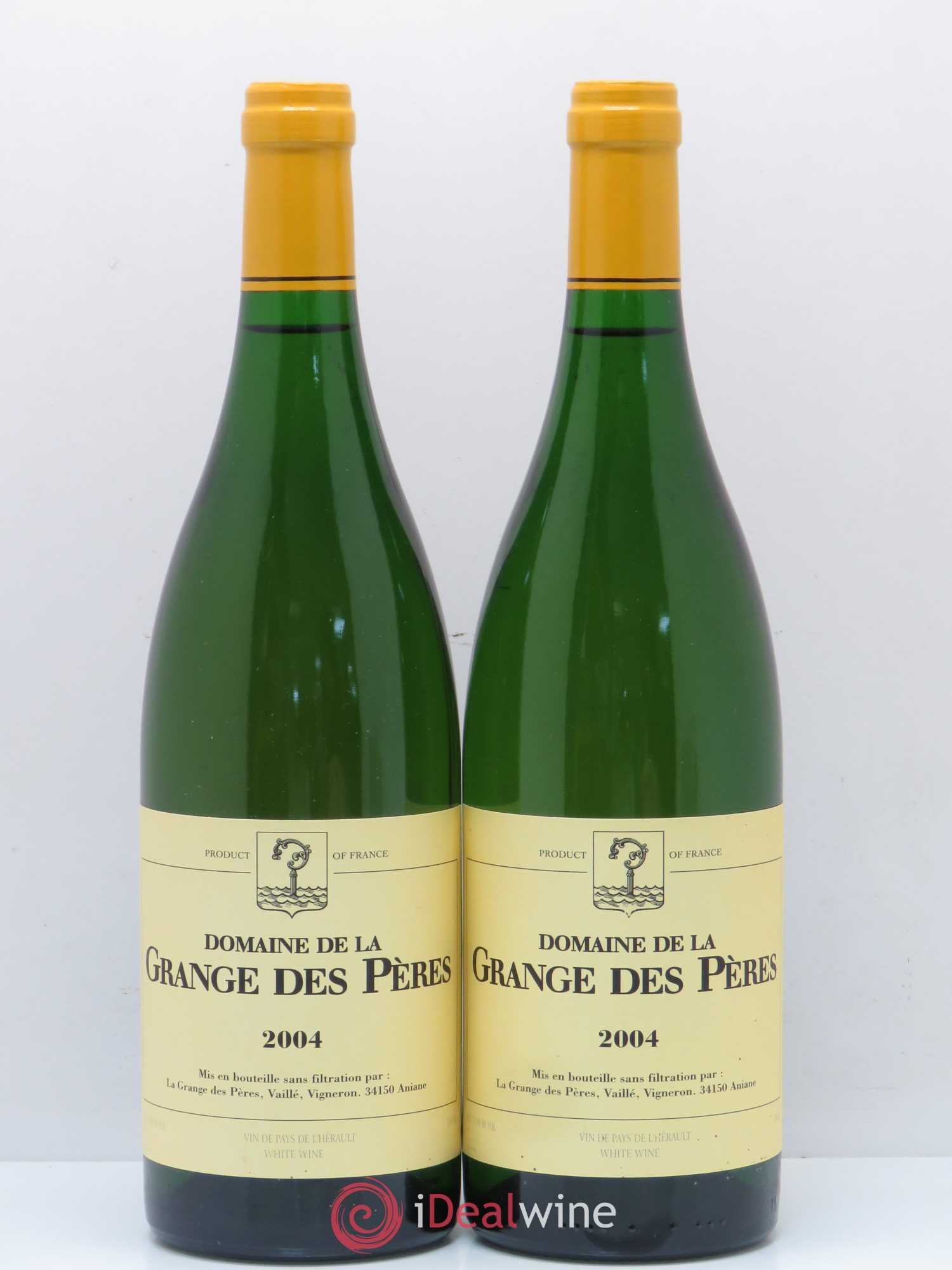Pays d'Hérault Grange des Pères Laurent Vaillé 2004 - Lot de 2 bouteilles - 0