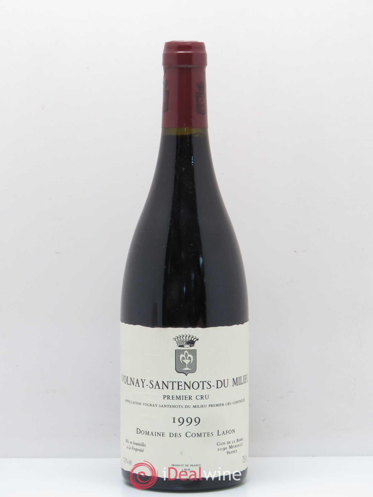 Volnay 1er Cru Santenots du Milieu Comtes Lafon (Domaine des) 1999 - Lot de 1 bouteille - 0