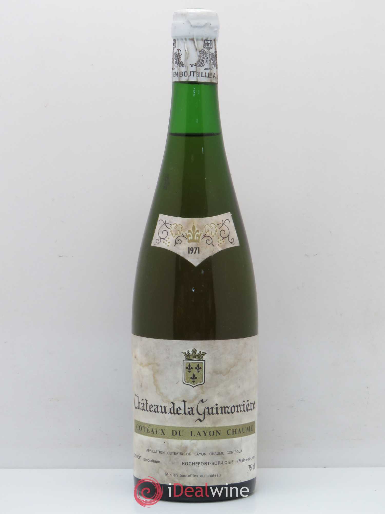 Coteaux du Layon Chaume Chateau de la Guimonière 1971 - Posten von 1 Flasche - 0