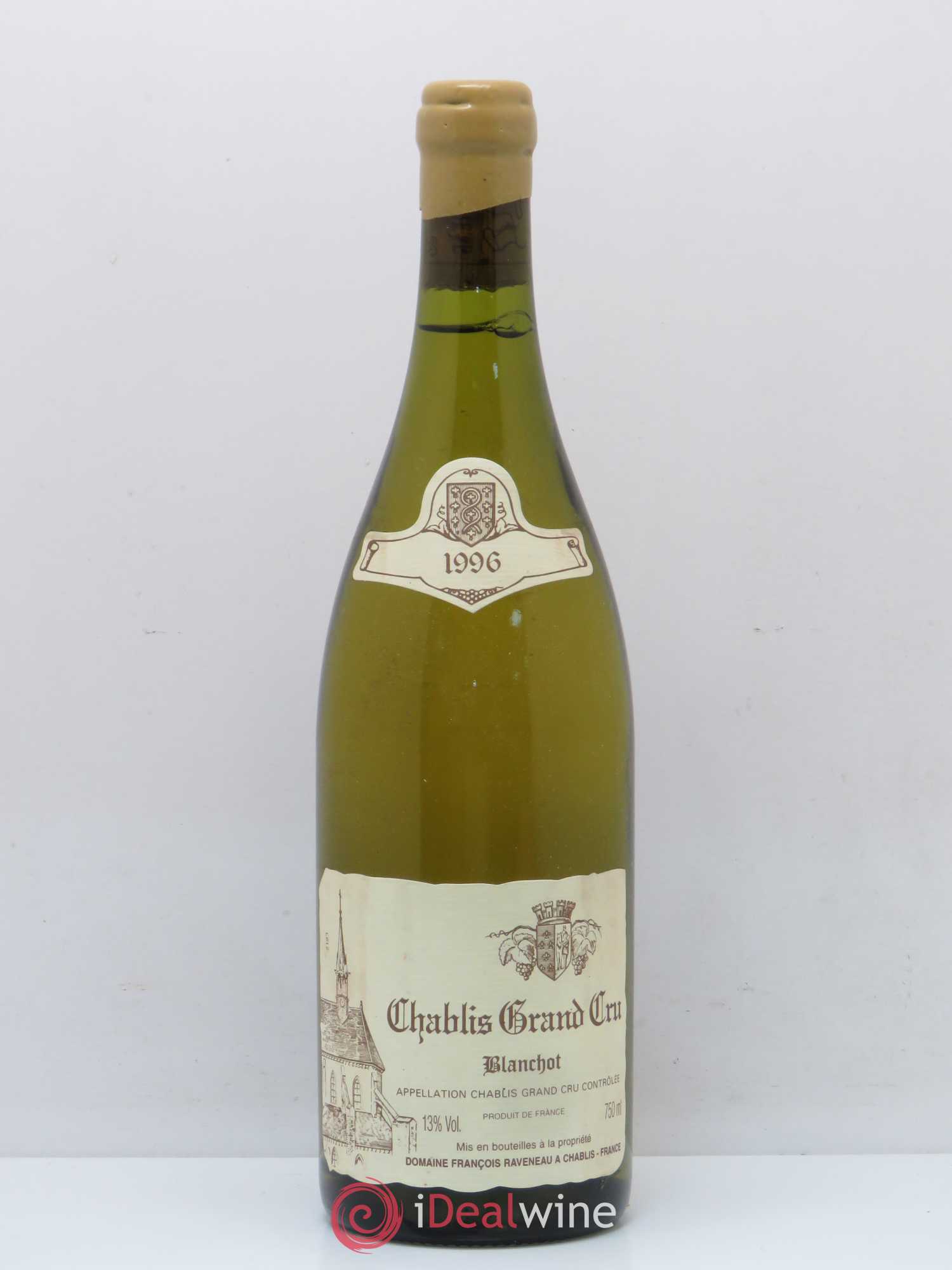 Chablis Grand Cru Blanchot Raveneau (Domaine) 1996 - Lot de 1 bouteille - 0
