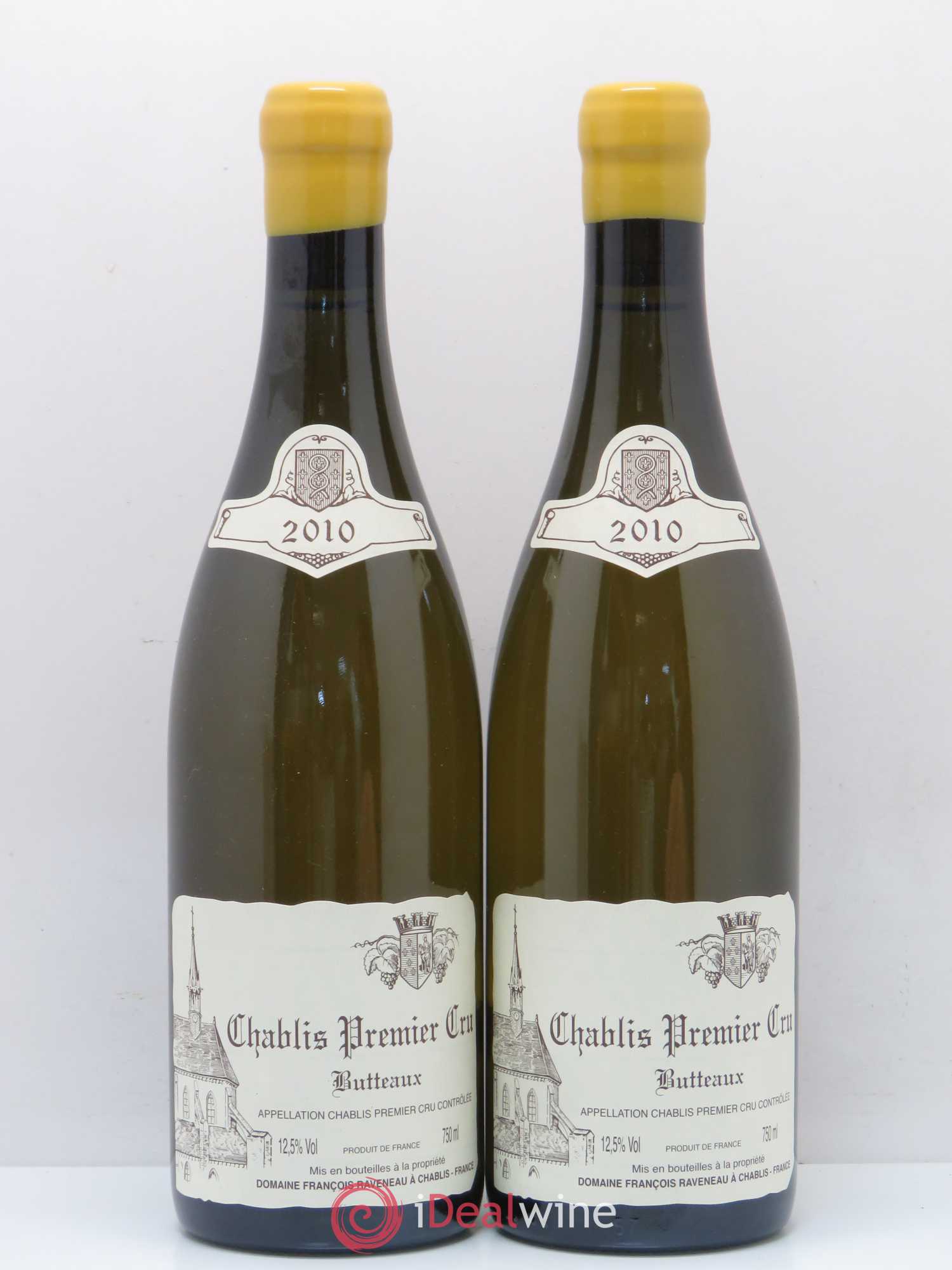 Chablis 1er Cru Butteaux Raveneau (Domaine) 2010 - Lot de 2 bouteilles - 0