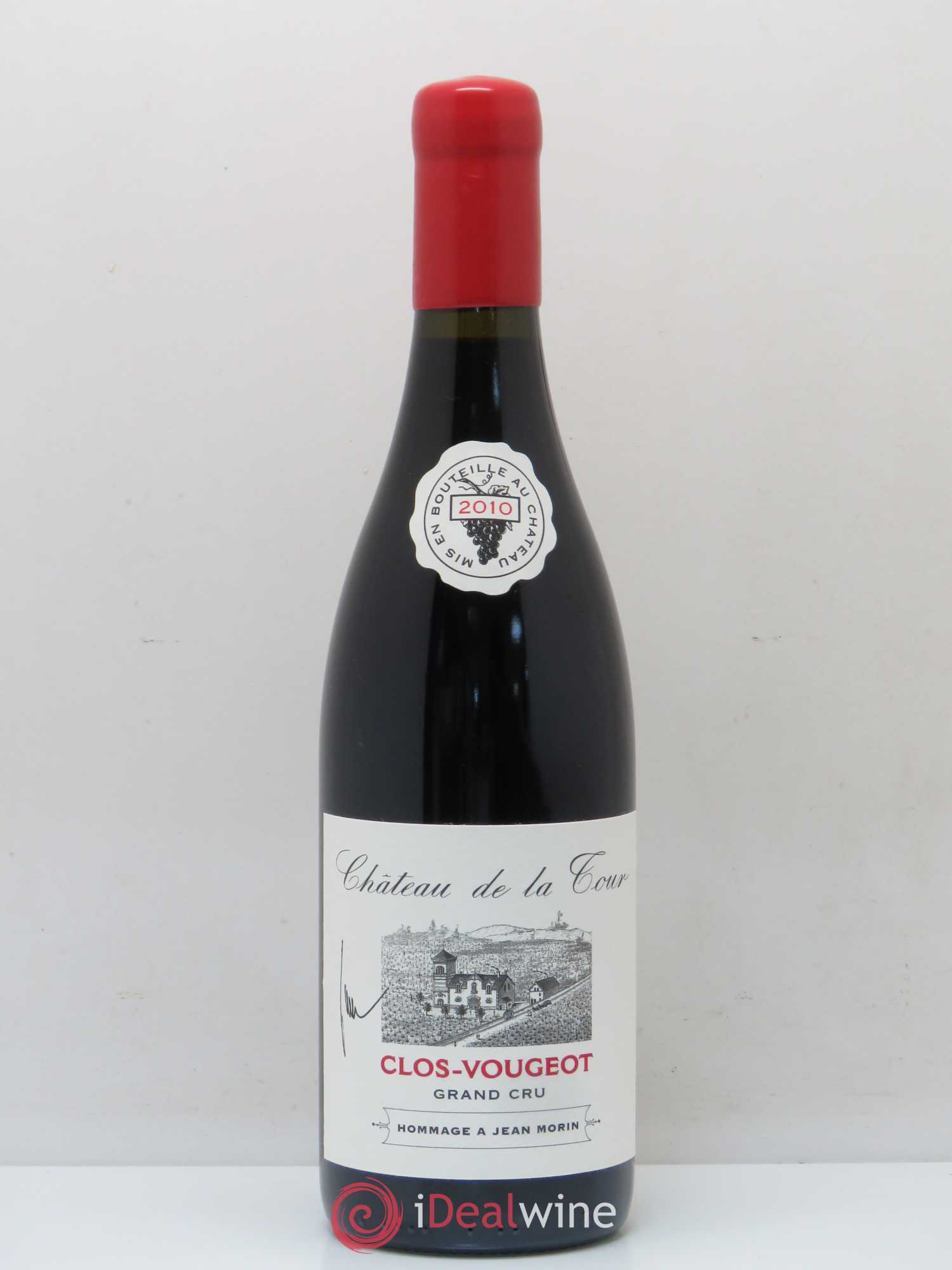 Clos de Vougeot Grand Cru Hommage à Jean Morin Chateau de la Tour 2010 - Posten von 1 Flasche - 0