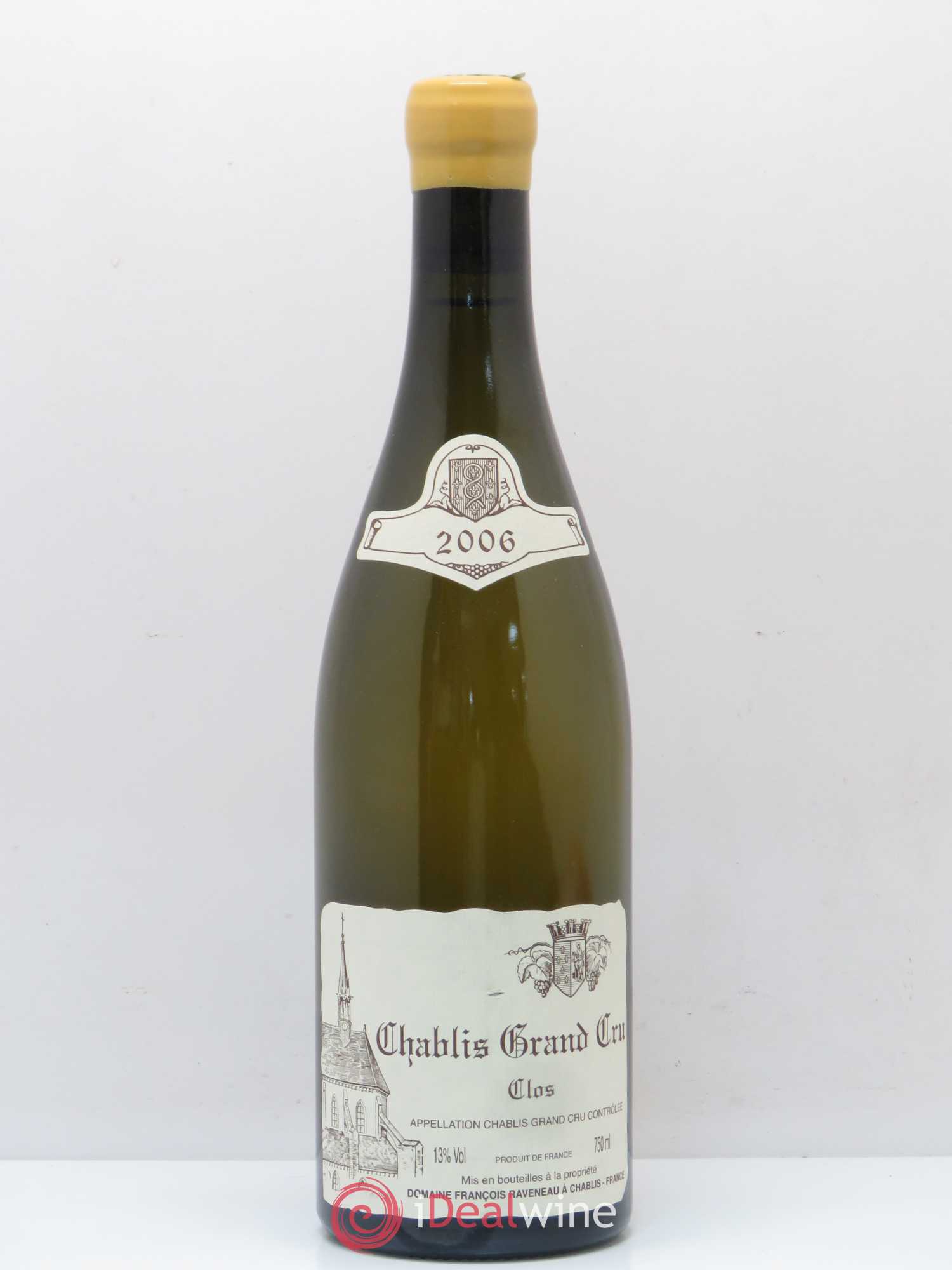 Chablis Grand Cru Clos Raveneau (Domaine) 2006 - Lot de 1 bouteille - 0