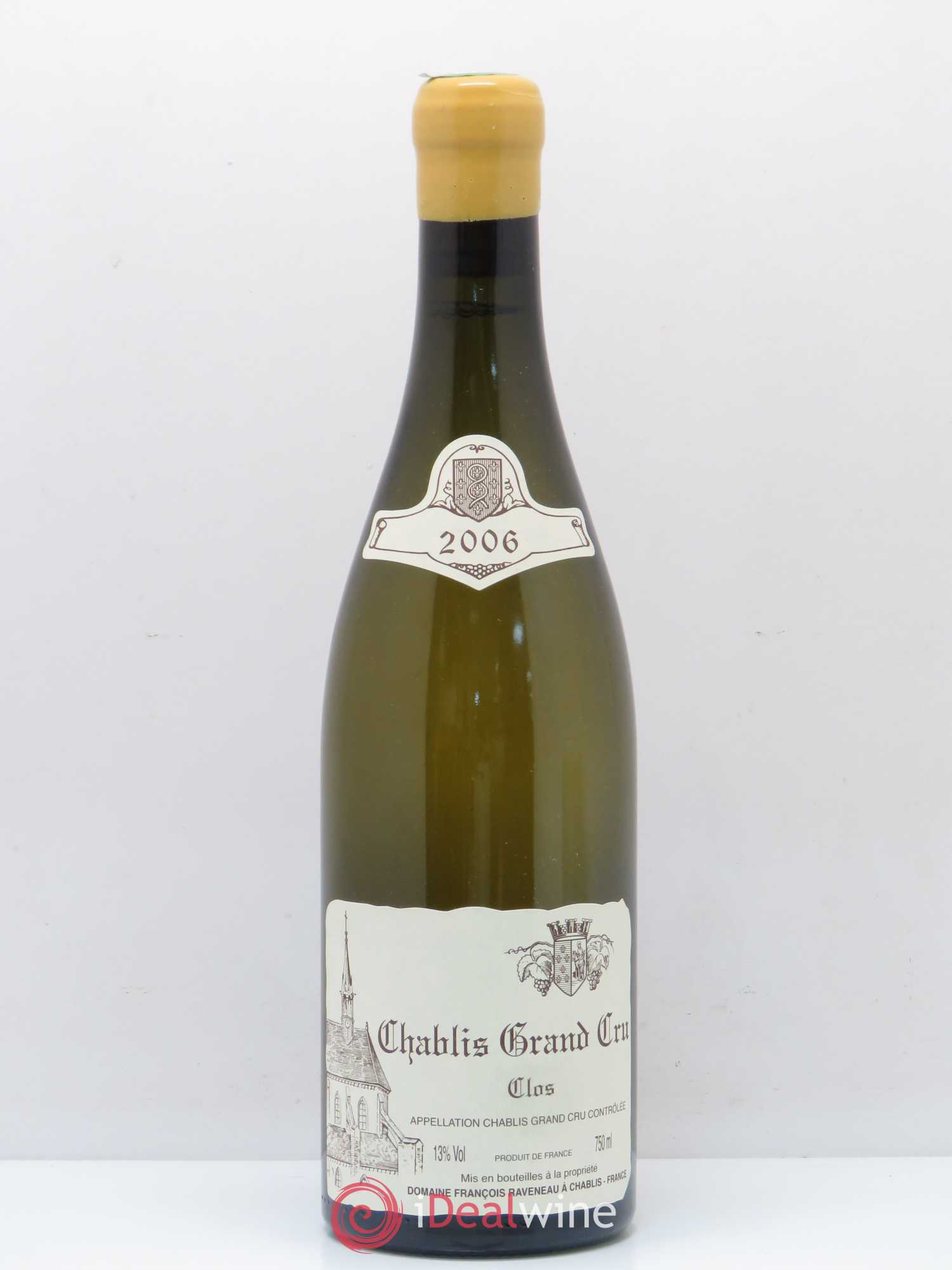 Chablis Grand Cru Clos Raveneau (Domaine) 2006 - Lot de 1 bouteille - 0
