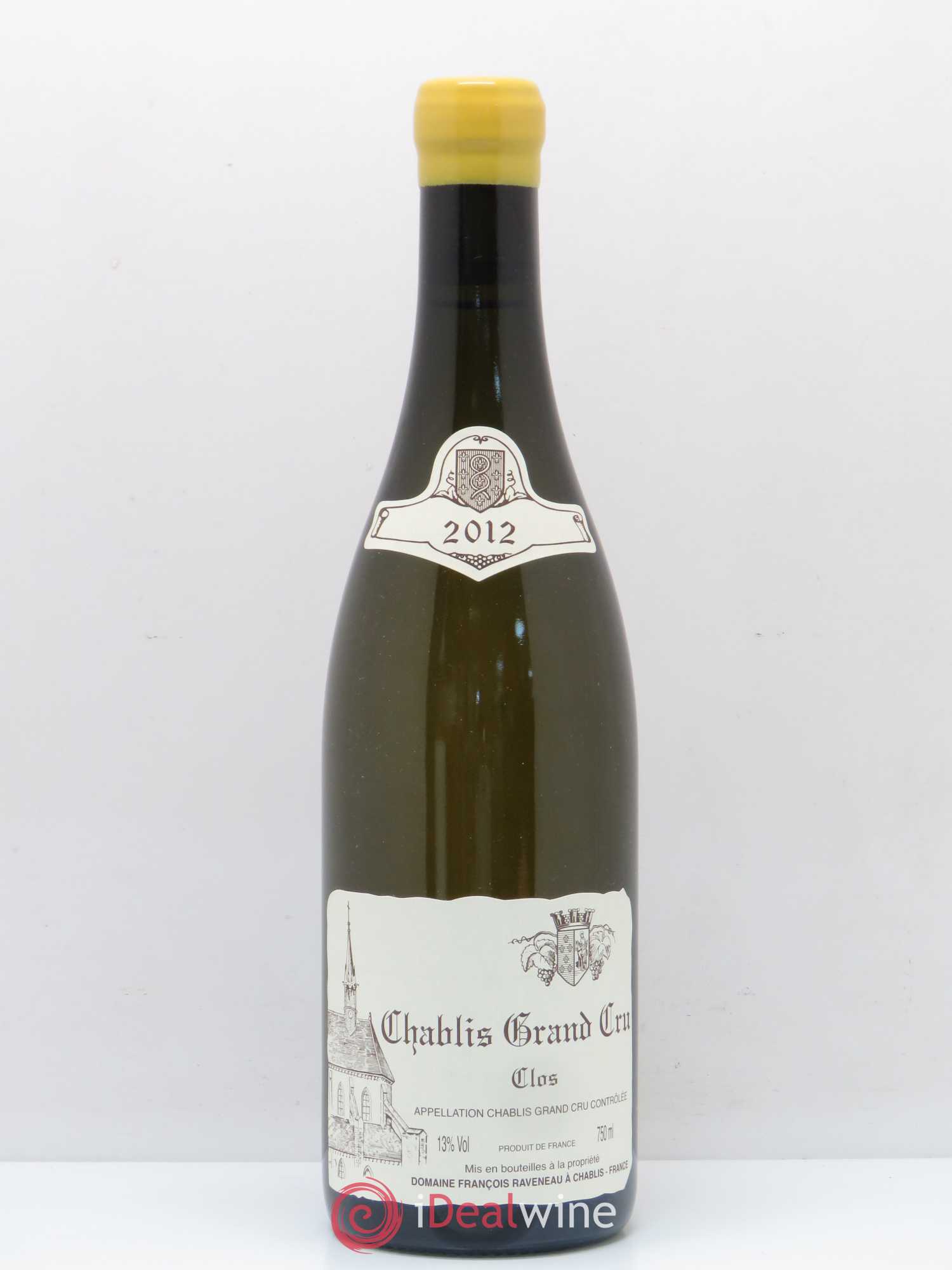 Chablis Grand Cru Clos Raveneau (Domaine) 2012 - Lot de 1 bouteille - 0