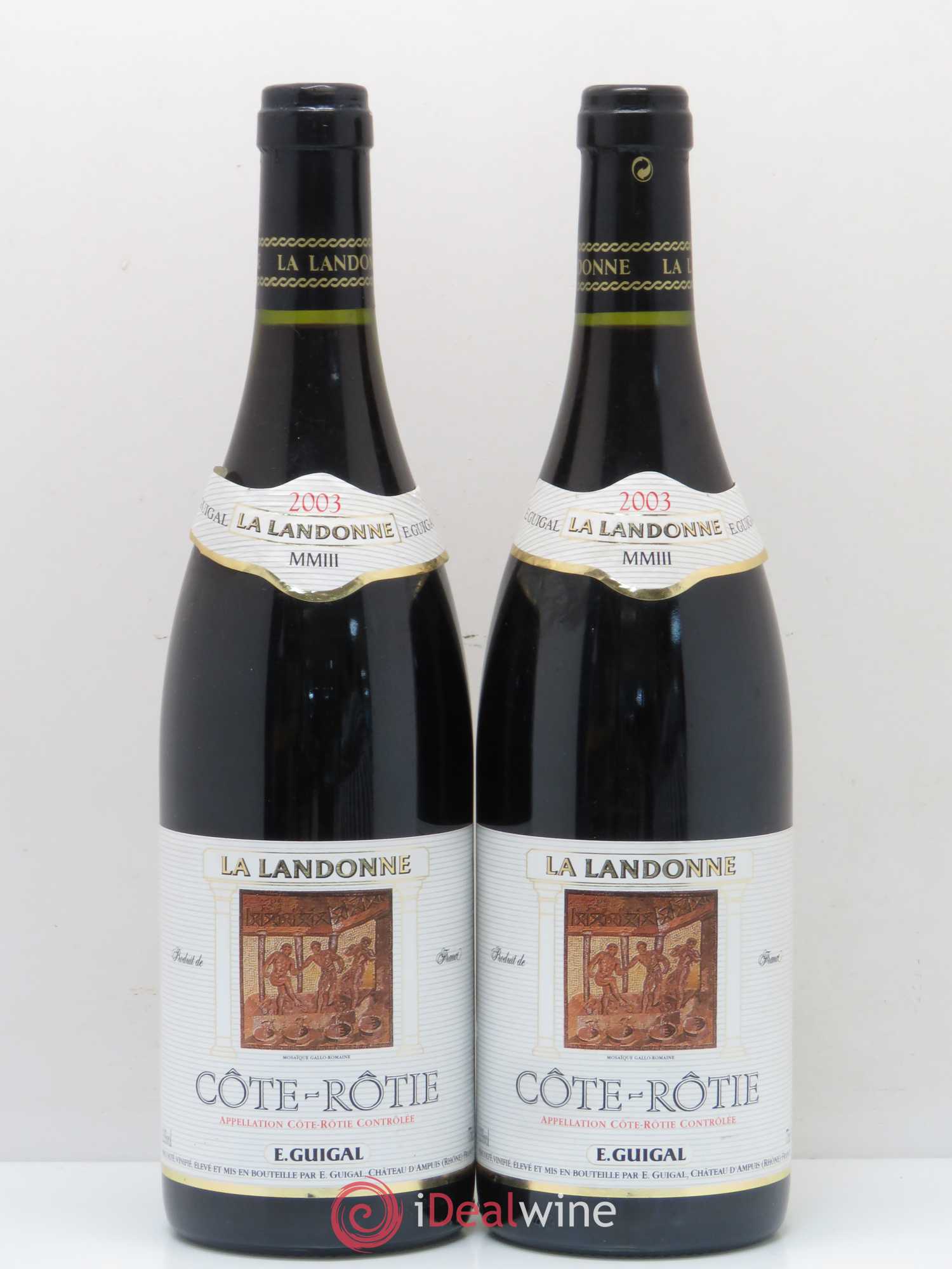 Côte-Rôtie La Landonne Guigal 2003 - Lot de 2 bouteilles - 0