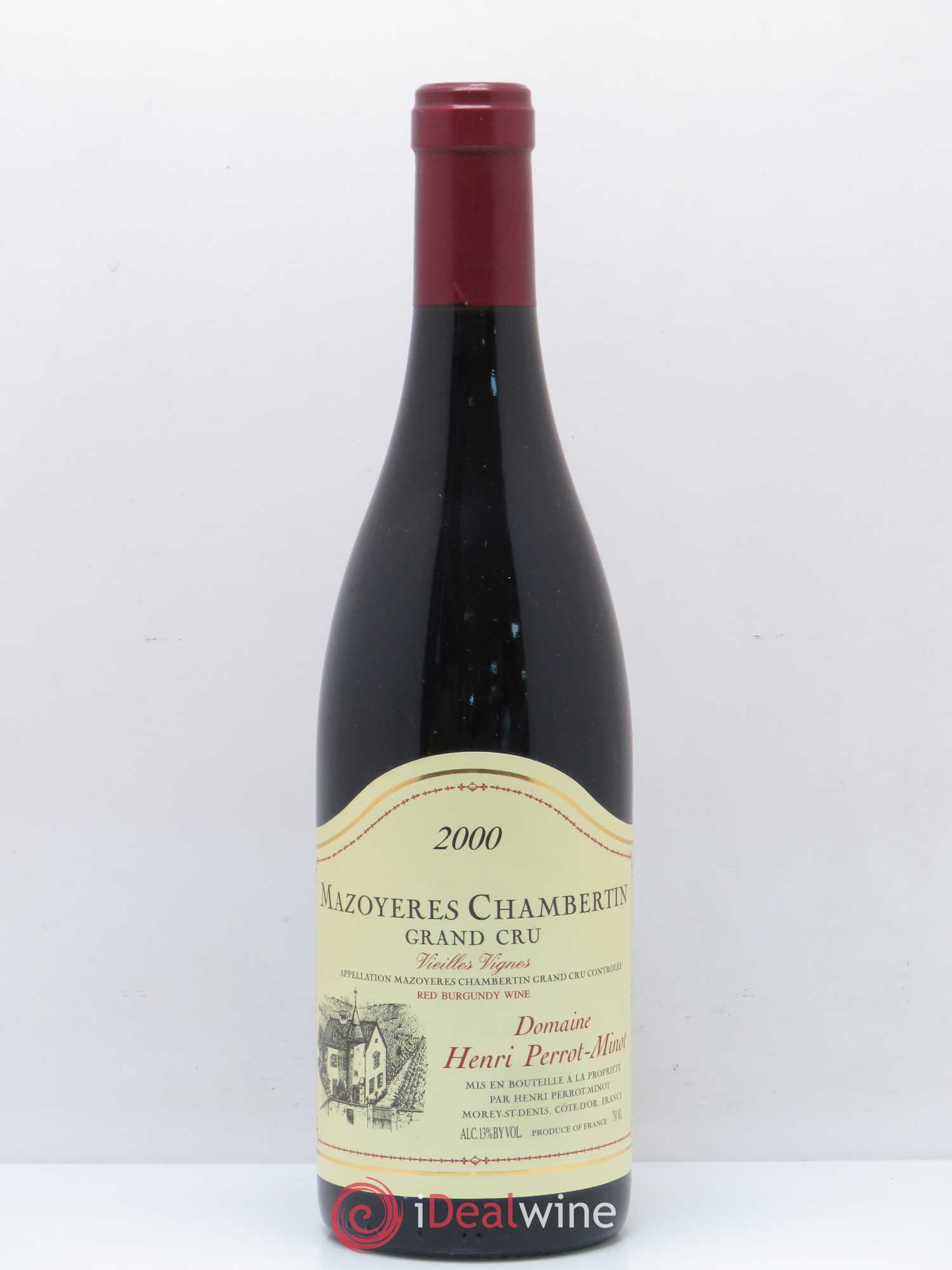 Mazoyères-Chambertin Grand Cru Vieilles Vignes Perrot-Minot Vieilles vignes 2000 - Lot de 1 bouteille - 0