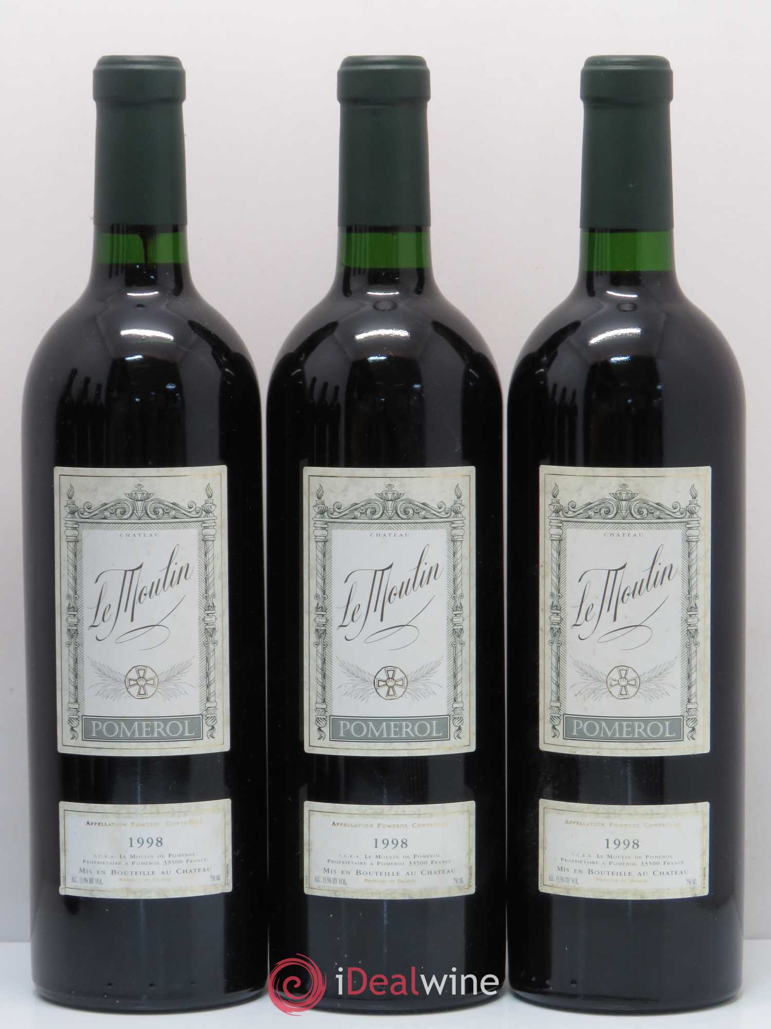 Château le Moulin 1998 - Lot de 6 bouteilles - 1