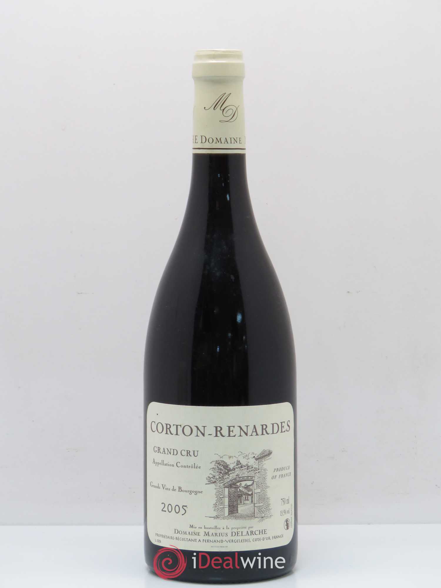 Corton Grand Cru Renardes Delarche 2005 - Lot de 1 bouteille - 0
