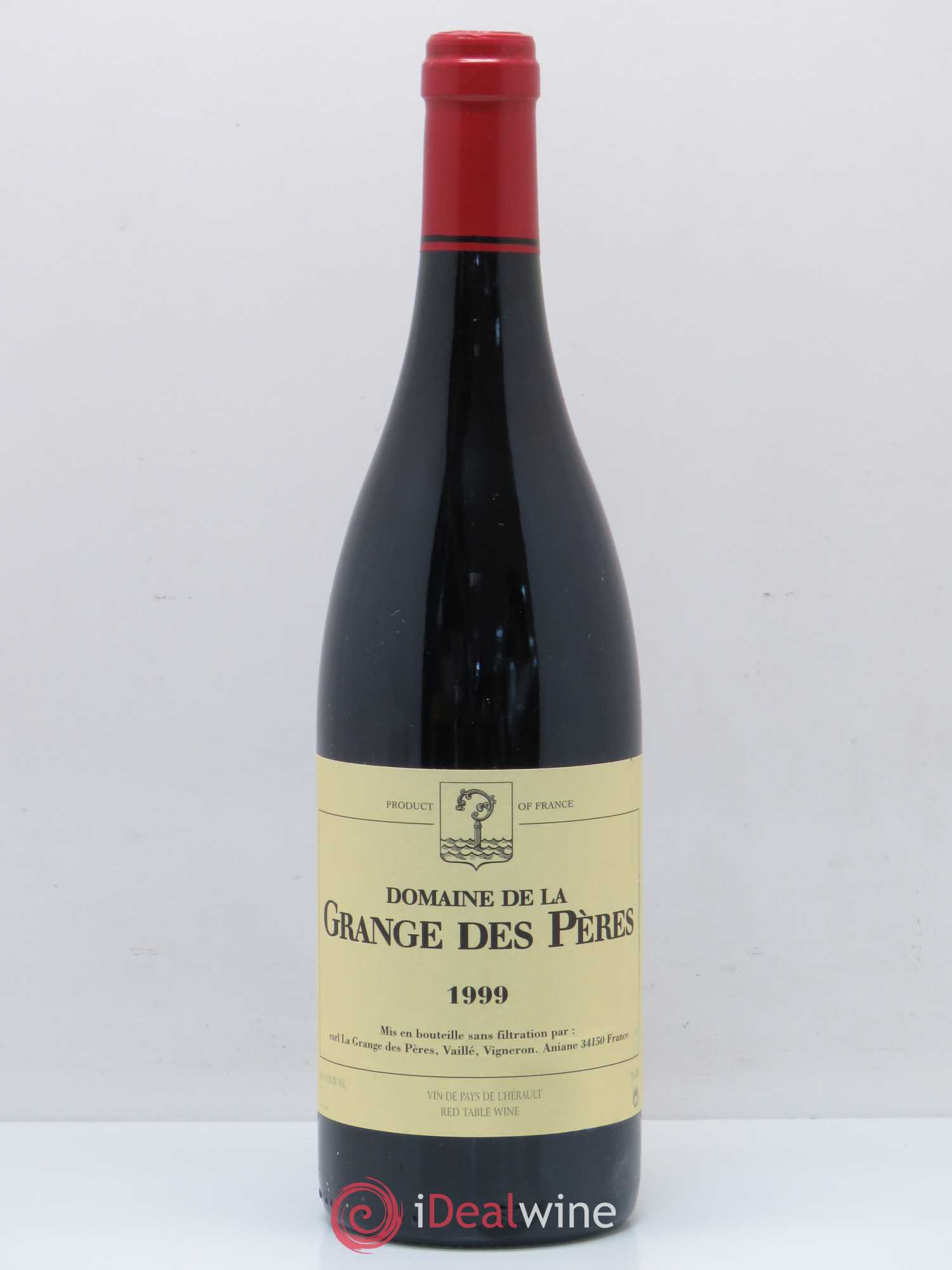 Pays d'Hérault Grange des Pères Laurent Vaillé 1999 - Lot de 1 bouteille - 0