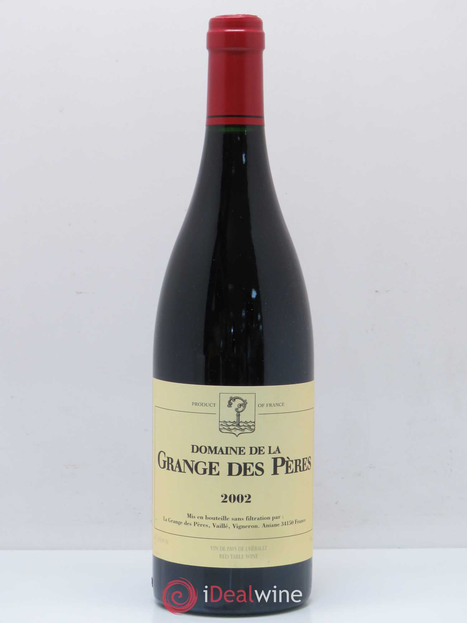 Pays d'Hérault Grange des Pères Laurent Vaillé 2002 - Lot de 1 bouteille - 0