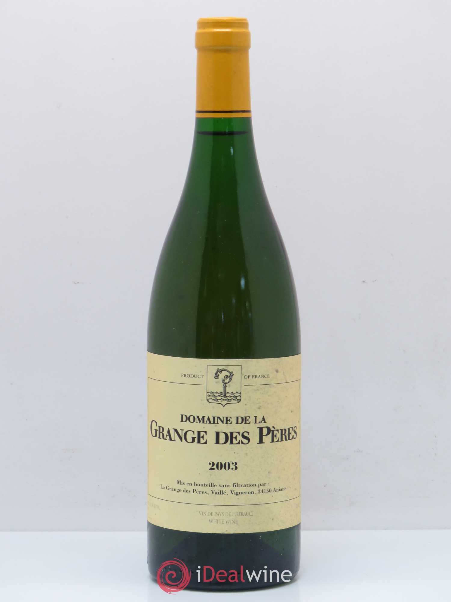 Pays d'Hérault Grange des Pères Laurent Vaillé 2003 - Lot de 1 bouteille - 0
