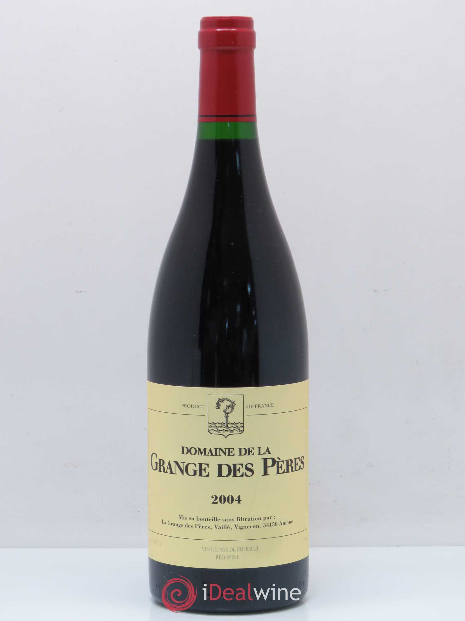 Pays d'Hérault Grange des Pères Laurent Vaillé 2004 - Lot de 1 bouteille - 0
