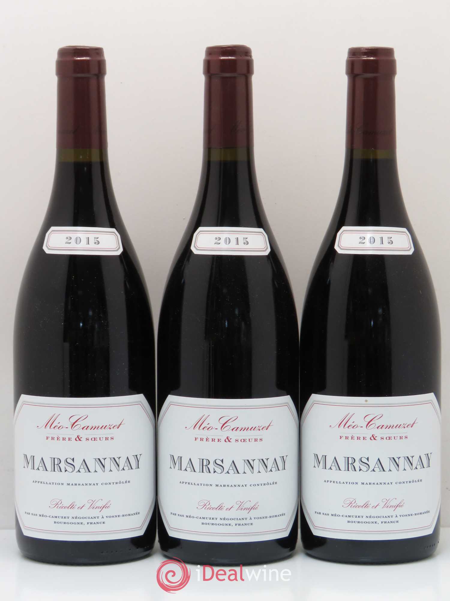 Marsannay Méo-Camuzet (Domaine) 2015 - Lot de 3 bouteilles - 0