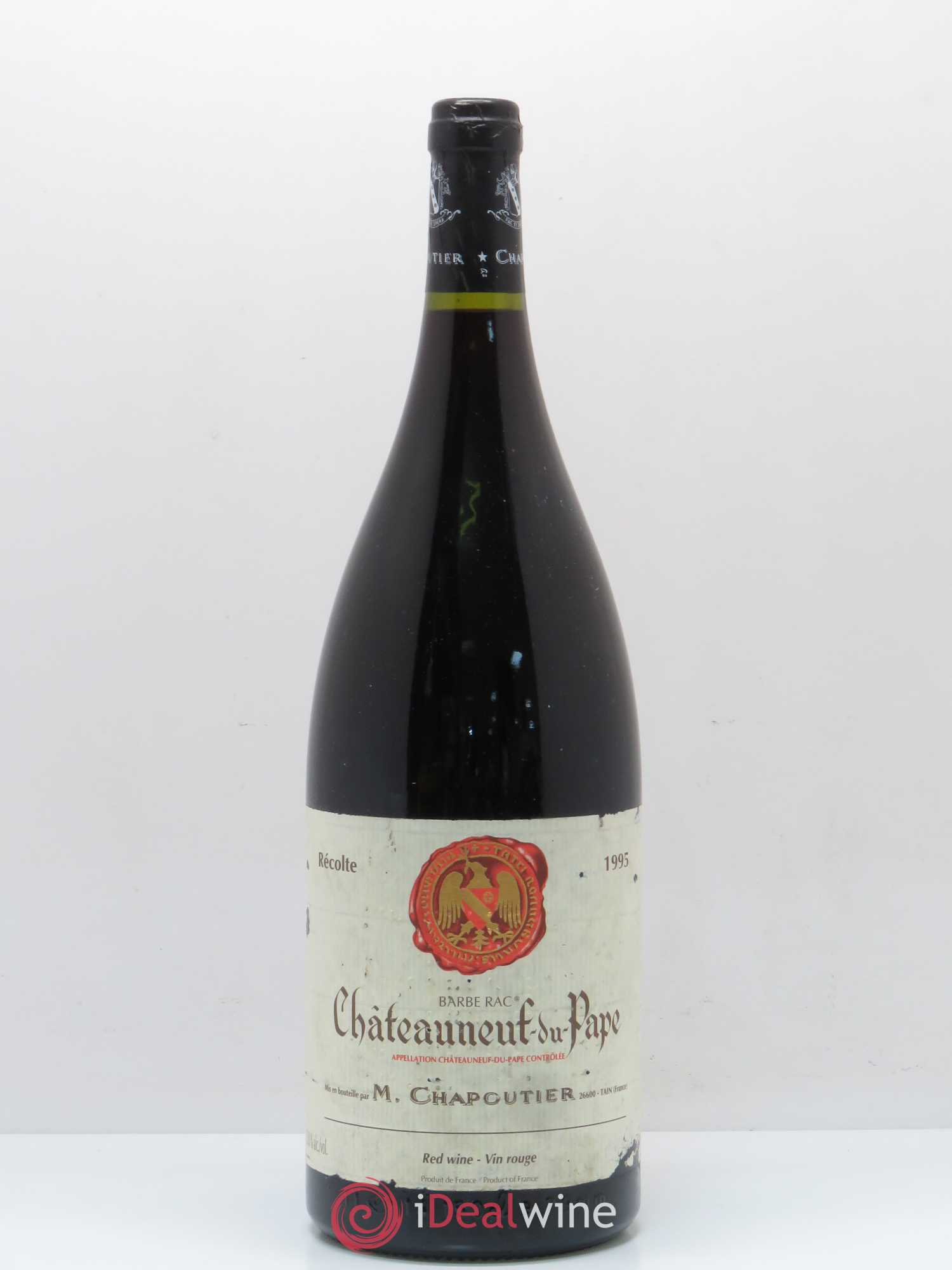 Châteauneuf-du-Pape Barbe Rac Chapoutier 1995 - Posten von 1 Magnum - 0