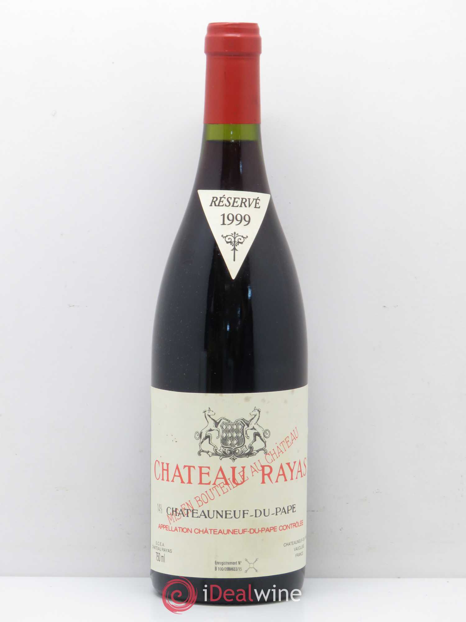 Châteauneuf-du-Pape Château Rayas Emmanuel Reynaud 1999 - Lot de 1 bouteille - 0