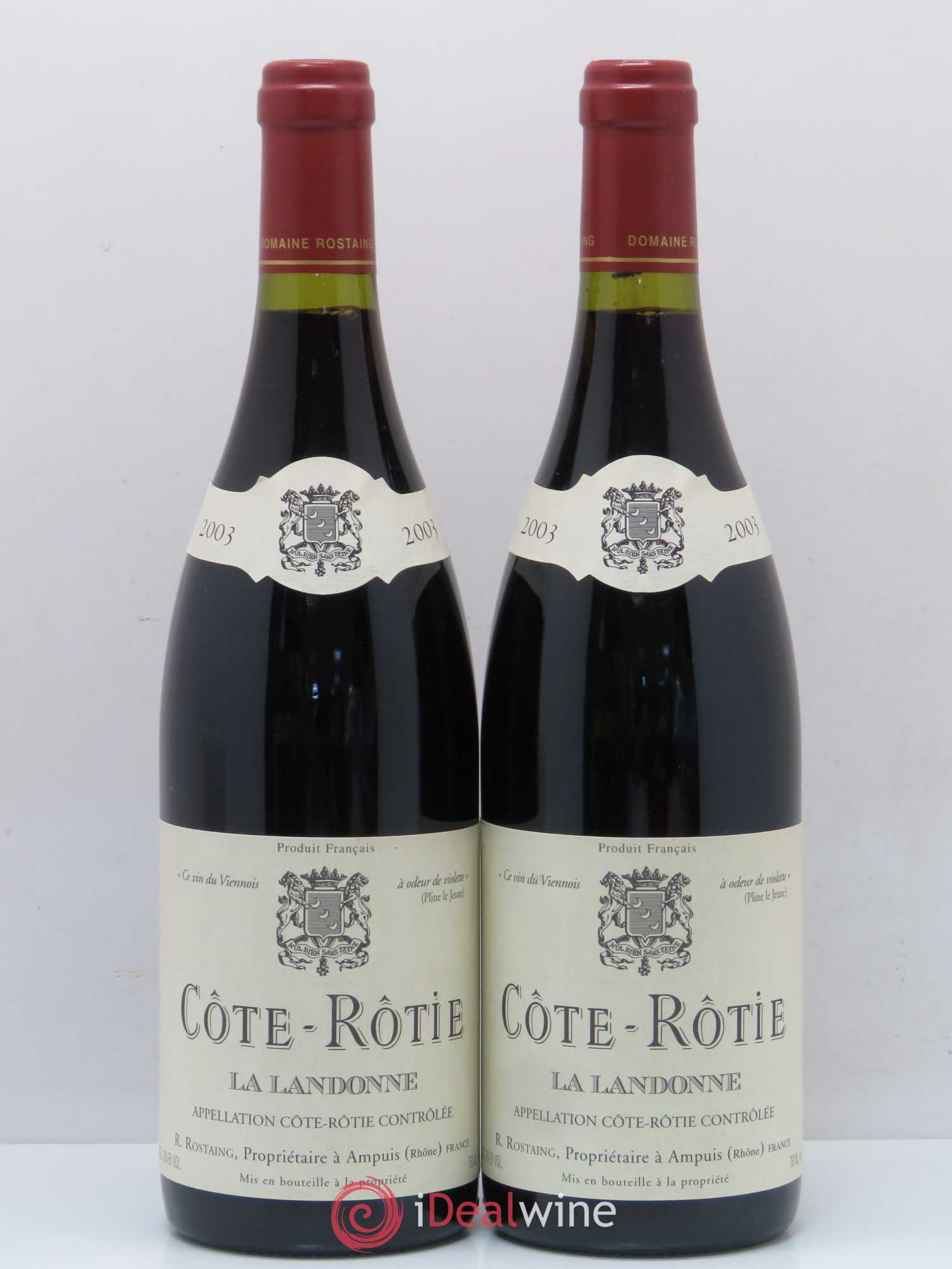 Côte-Rôtie La Landonne René Rostaing 2003 - Posten von 2 Flaschen - 0