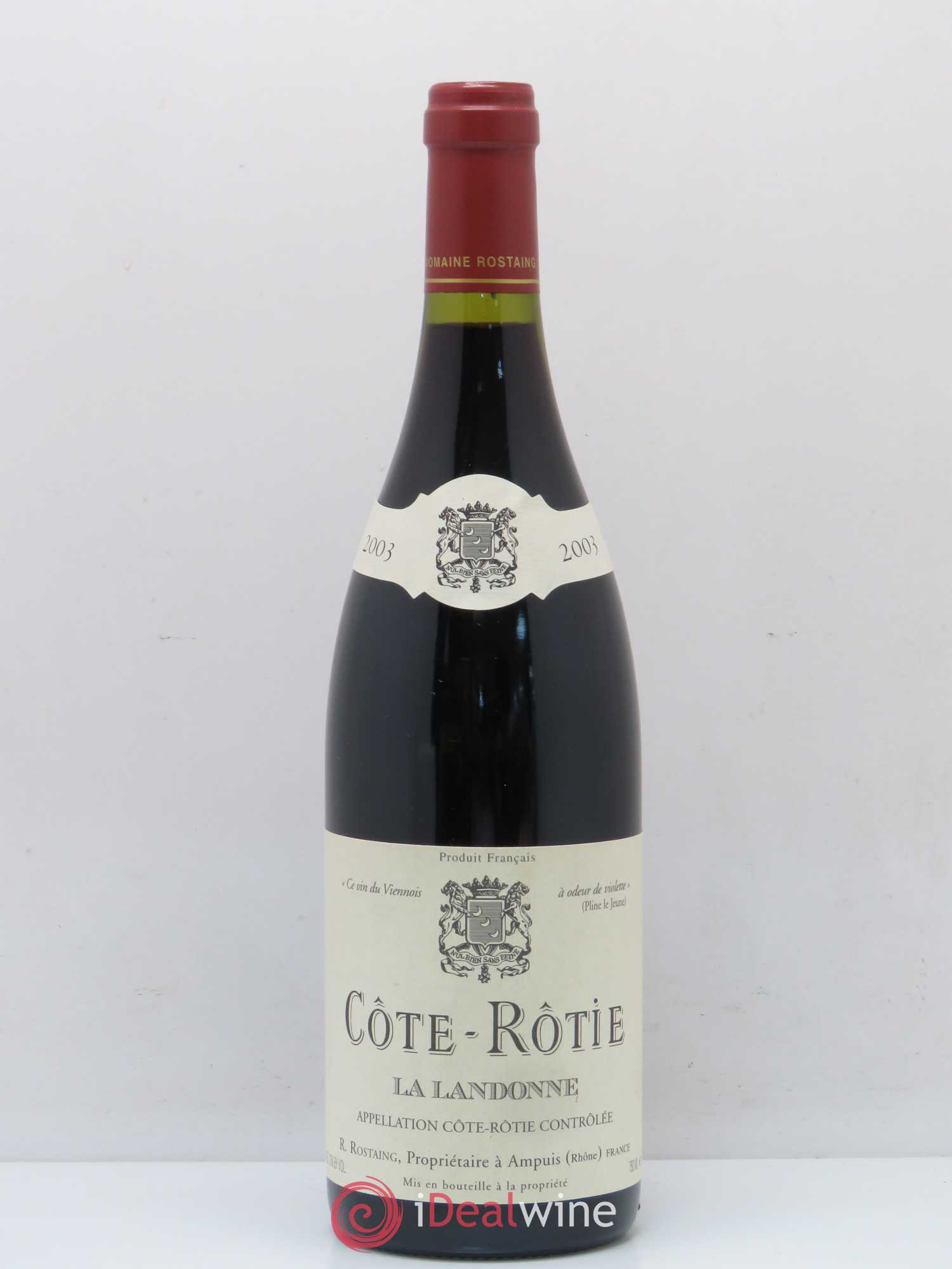 Côte-Rôtie La Landonne René Rostaing 2003 - Posten von 1 Flasche - 0