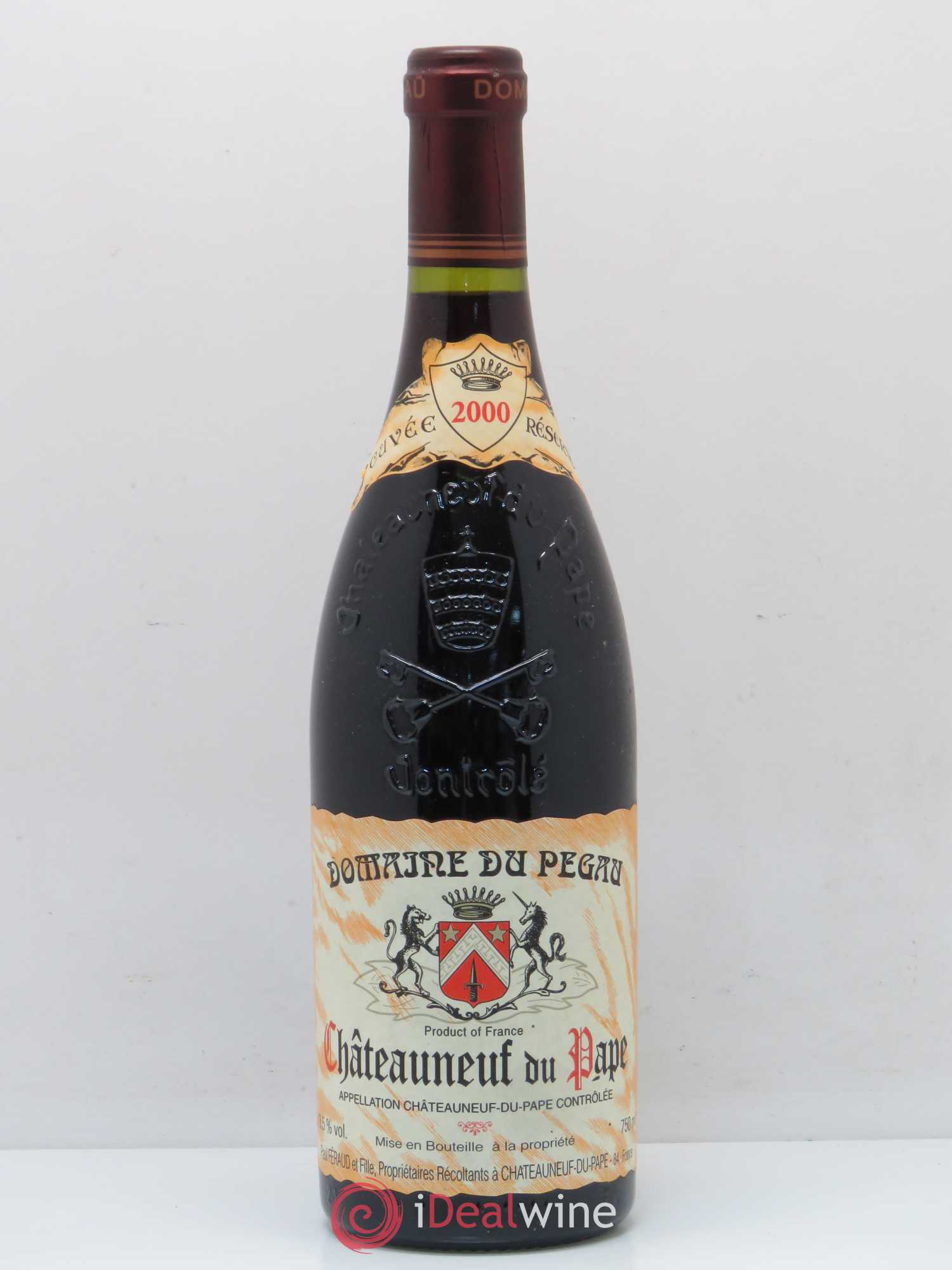 Châteauneuf-du-Pape Domaine du Pégau Cuvée Réservée Paul et Laurence Féraud 2000 - Lot de 1 bouteille - 0
