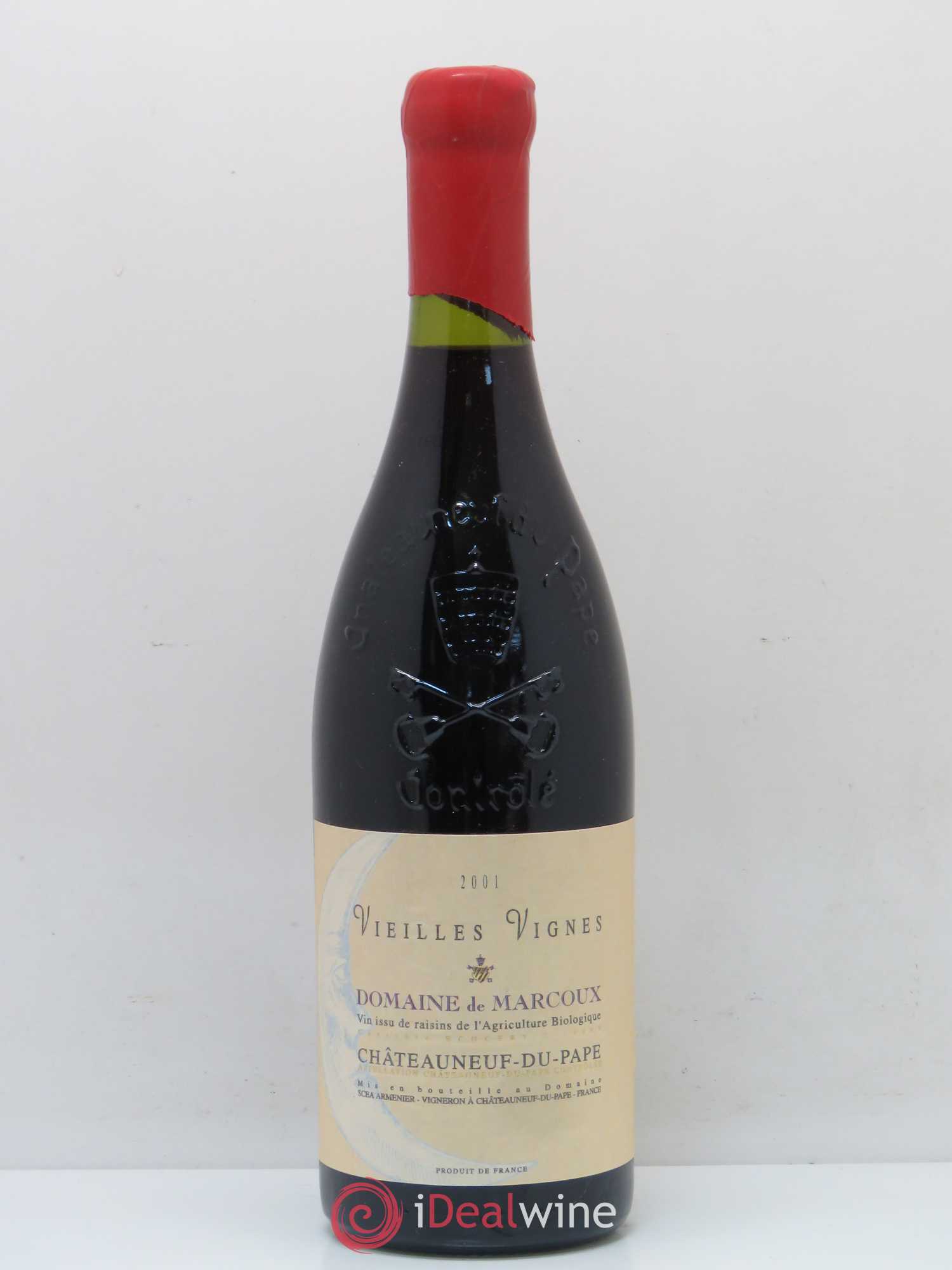 Châteauneuf-du-Pape Vieilles Vignes Marcoux (Domaine de) 2001 - Lot de 1 bouteille - 0