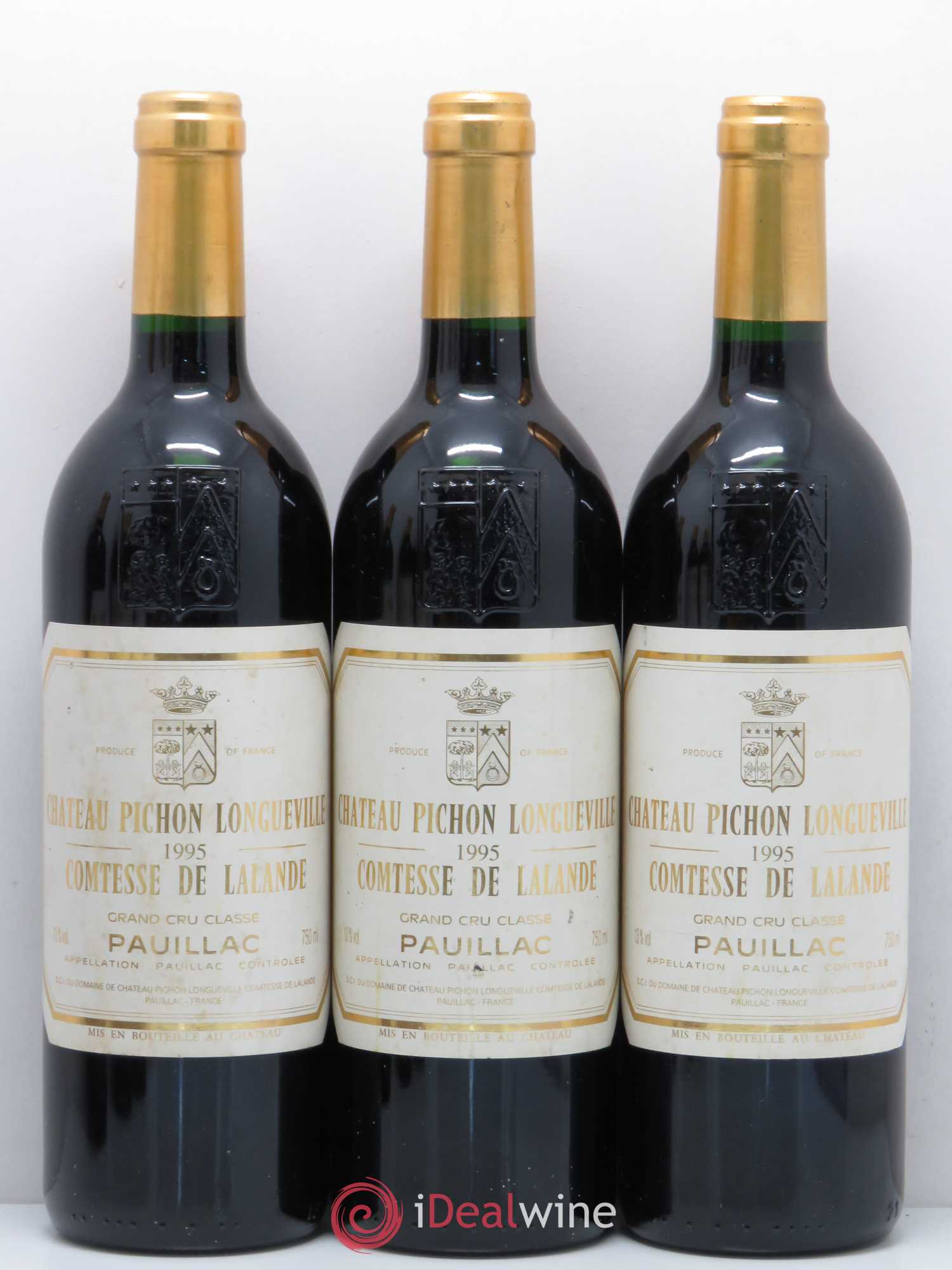 Château Pichon Longueville Comtesse de Lalande 2ème Grand Cru Classé 1995 - Lot de 6 bouteilles - 1