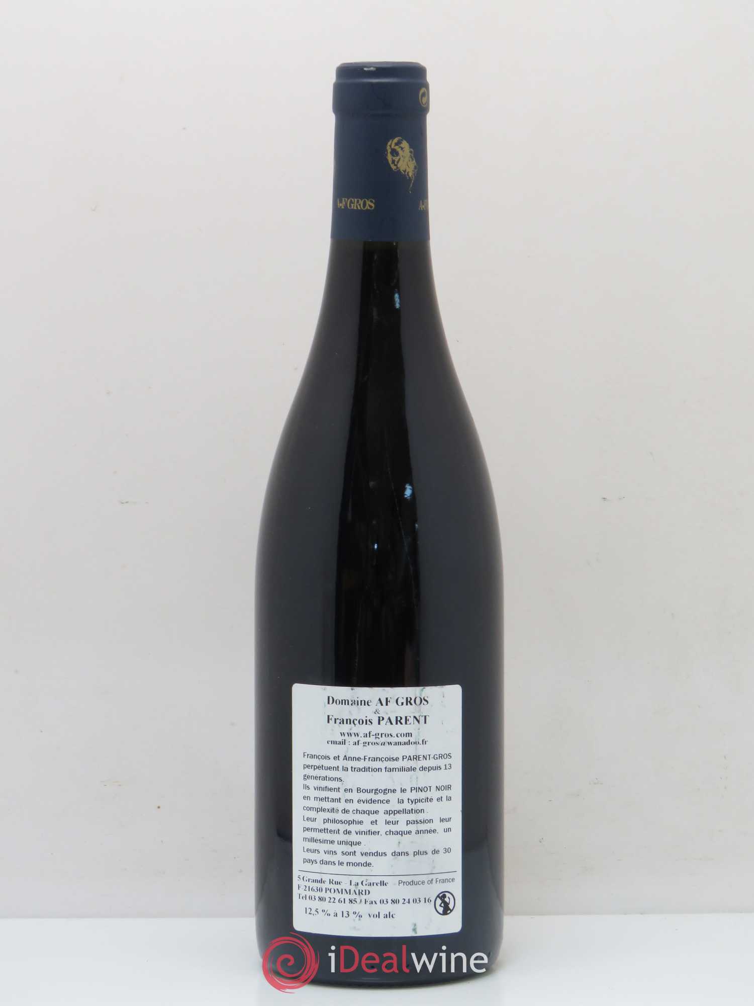 Richebourg Grand Cru A.-F. Gros 2010 - Lot de 1 bouteille - 1