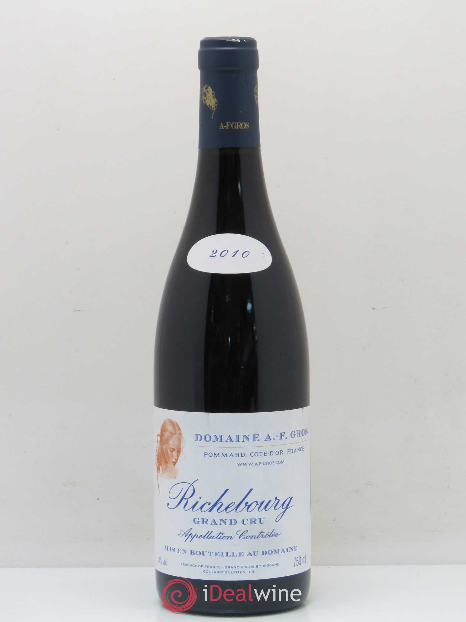 Richebourg Grand Cru A.-F. Gros 2010 - Lot de 1 bouteille - 0