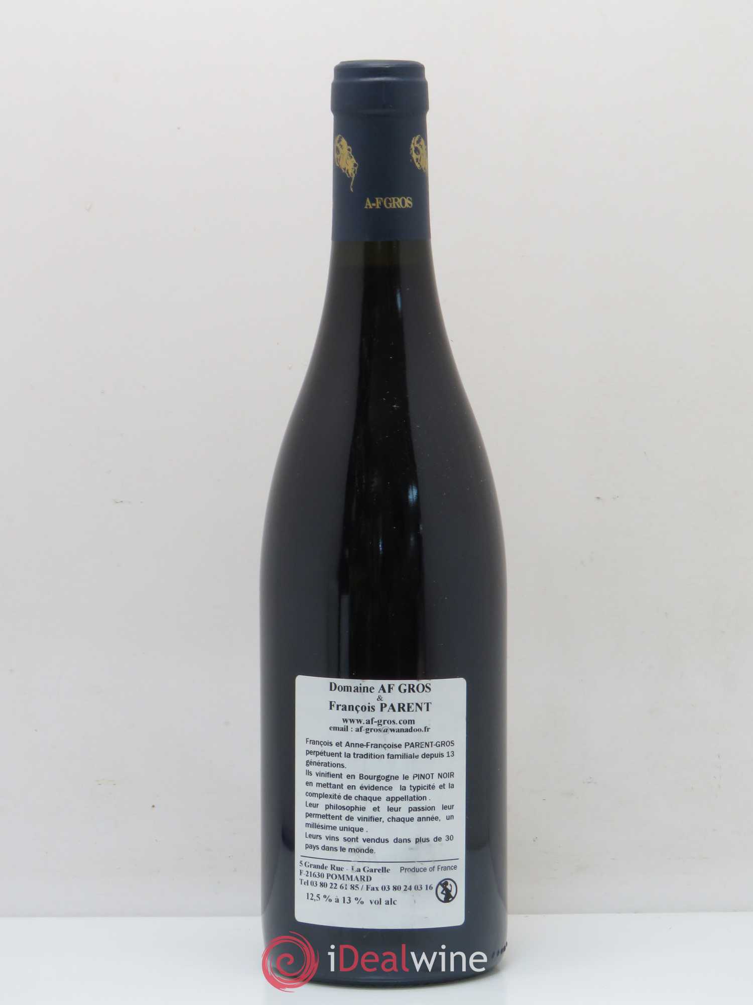 Richebourg Grand Cru A.-F. Gros 2012 - Lot de 1 bouteille - 1