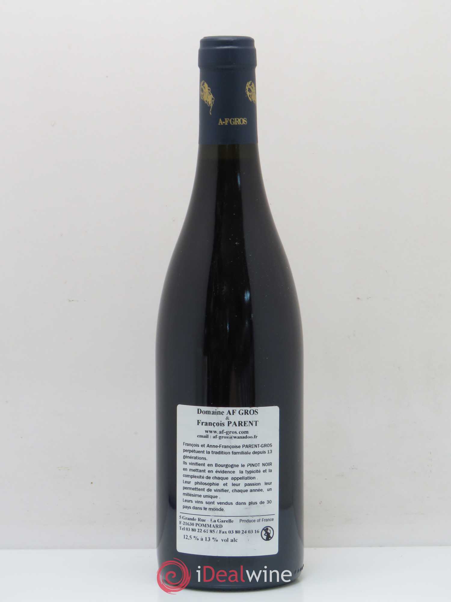 Richebourg Grand Cru A.-F. Gros 2012 - Lot de 1 bouteille - 1