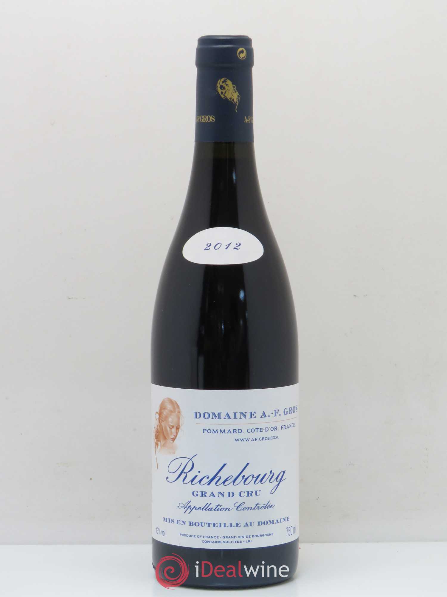 Richebourg Grand Cru A.-F. Gros 2012 - Lot de 1 bouteille - 0