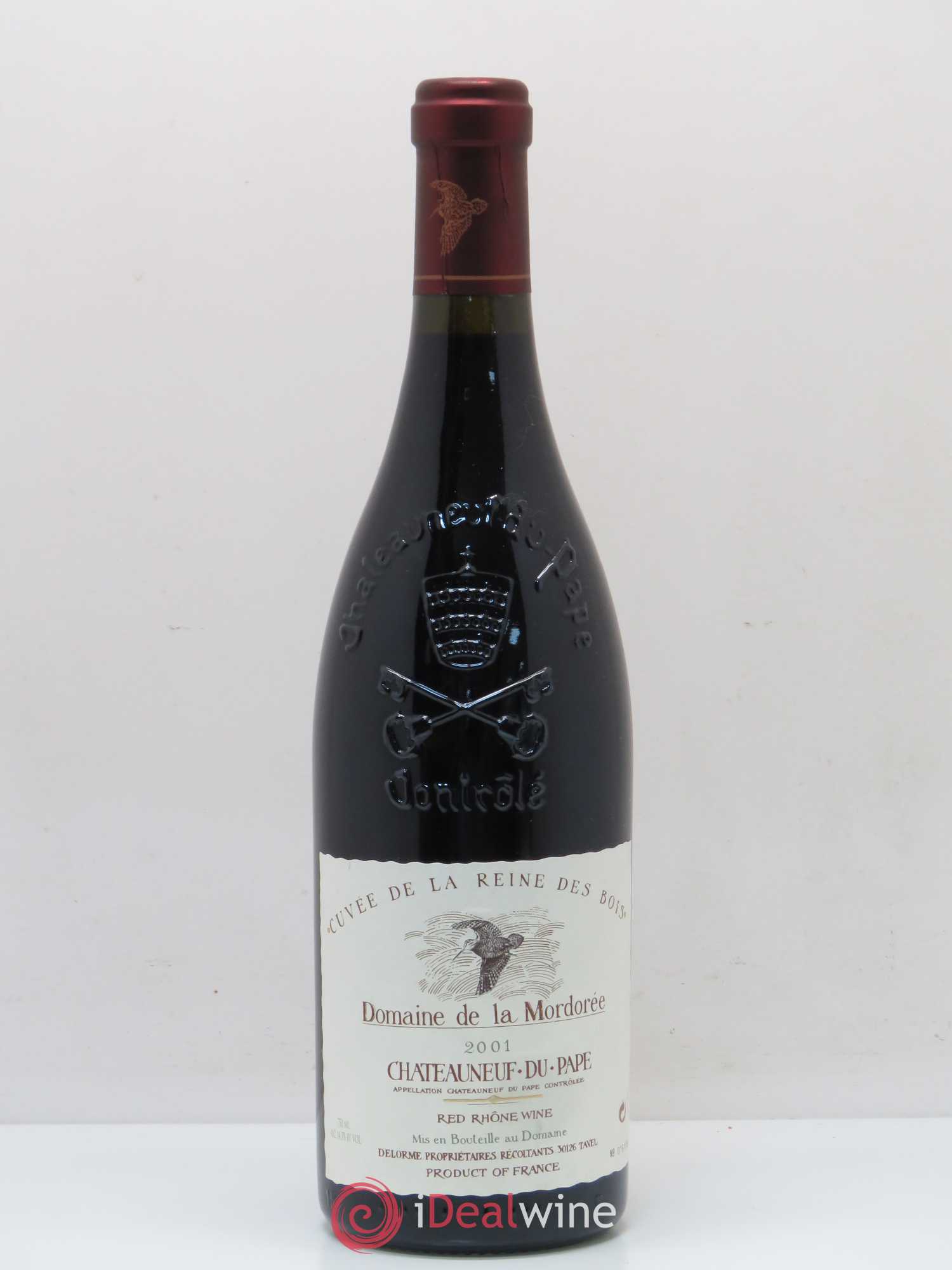 Châteauneuf-du-Pape Cuvée de la Reine des Bois La Mordorée (Domaine de) 2001 - Lot de 1 bouteille - 0