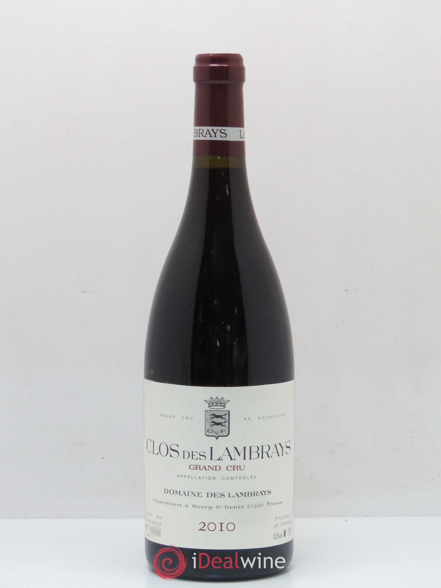 Clos des Lambrays Grand Cru Domaine des Lambrays 2010 - Lot de 1 bouteille - 0