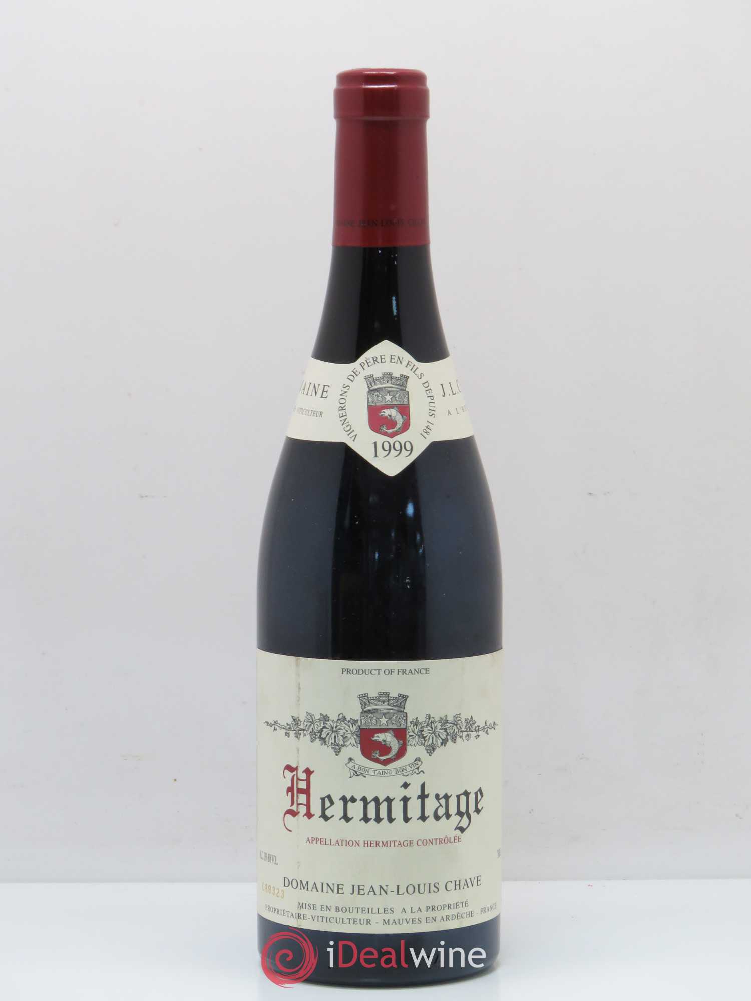 Hermitage Jean-Louis Chave 1999 - Lot de 1 bouteille - 0