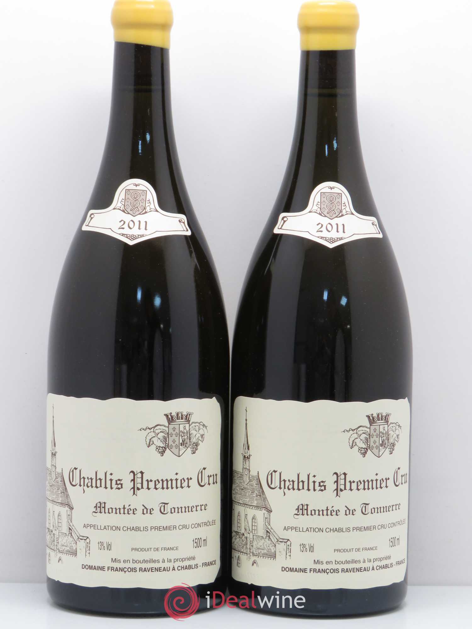 Chablis 1er Cru Montée de Tonnerre Raveneau (Domaine) 2011 - Lot de 2 magnums - 0