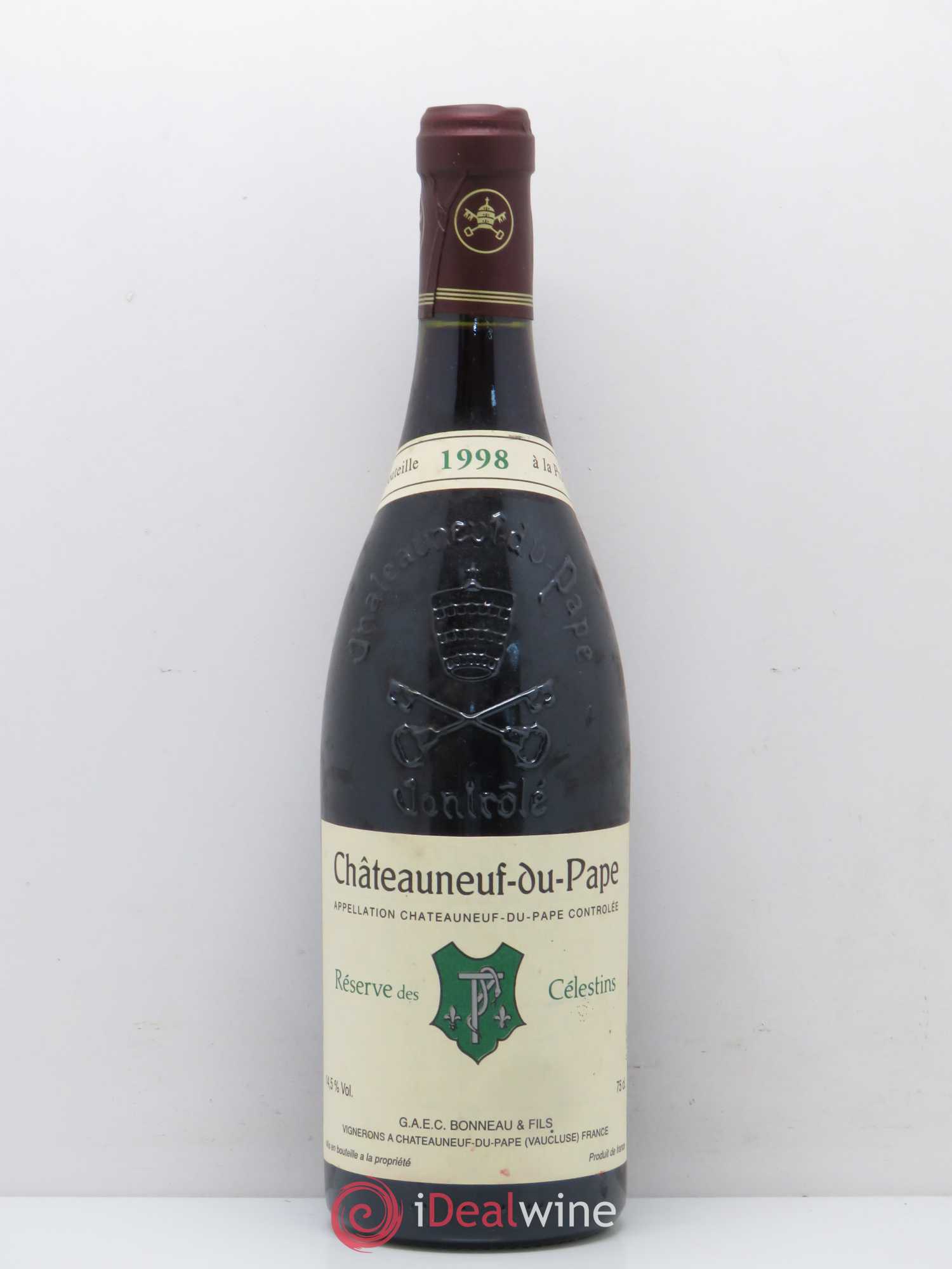 Châteauneuf-du-Pape Réserve des Célestins Henri Bonneau & Fils 1998 - Lot de 1 bouteille - 0