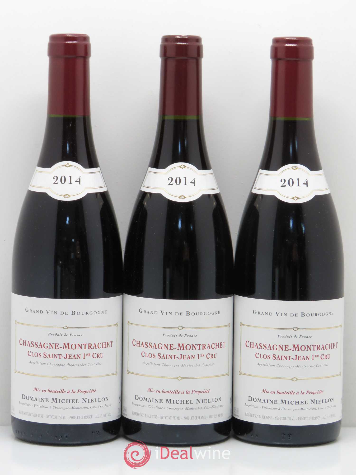 Chassagne-Montrachet 1er Cru Clos Saint Jean Michel Niellon 2014 - Posten von 6 Flaschen - 2
