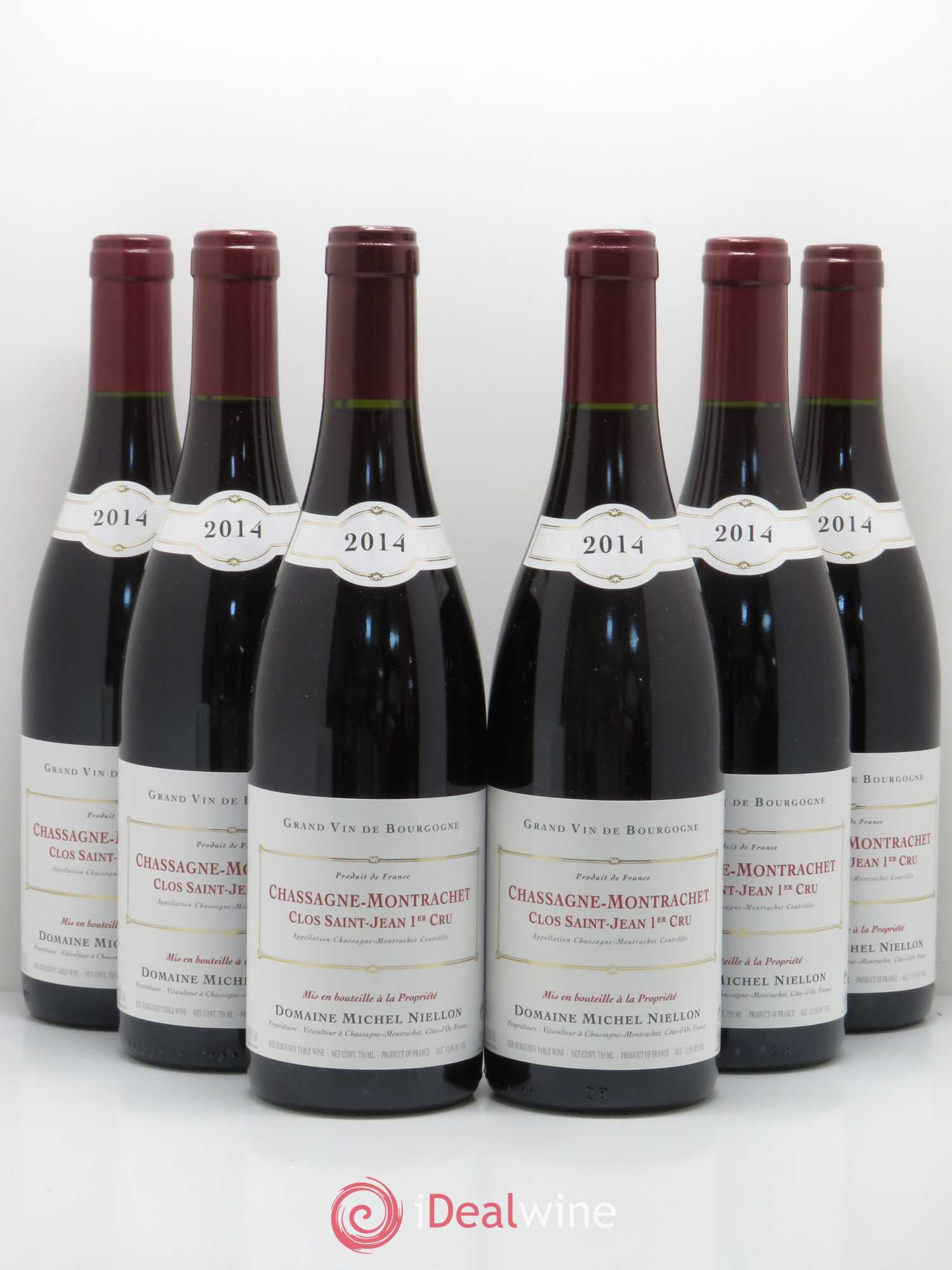 Chassagne-Montrachet 1er Cru Clos Saint Jean Michel Niellon 2014 - Posten von 6 Flaschen - 0